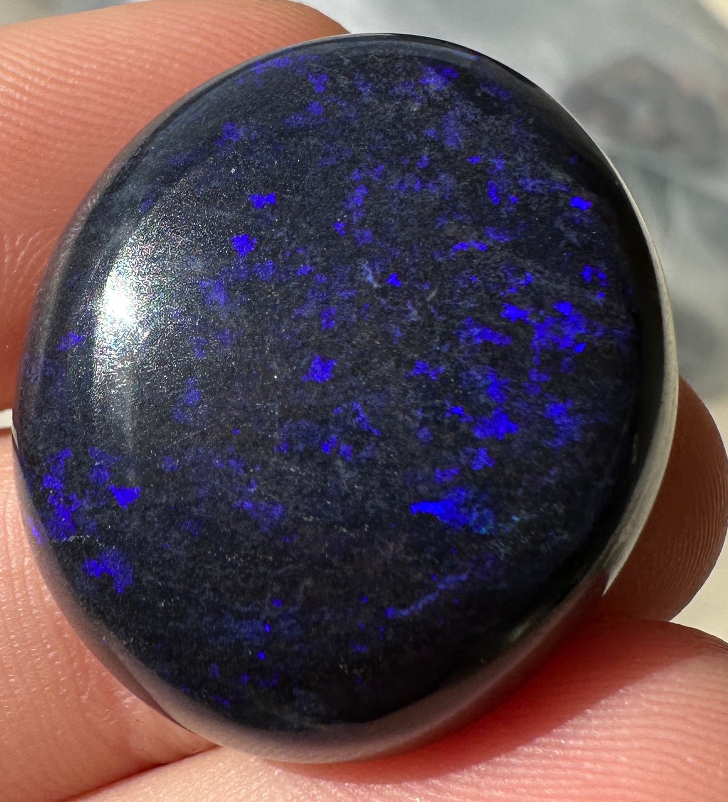 Opal Essence Treated Andamooka Opal Multicolour Pendant stone 