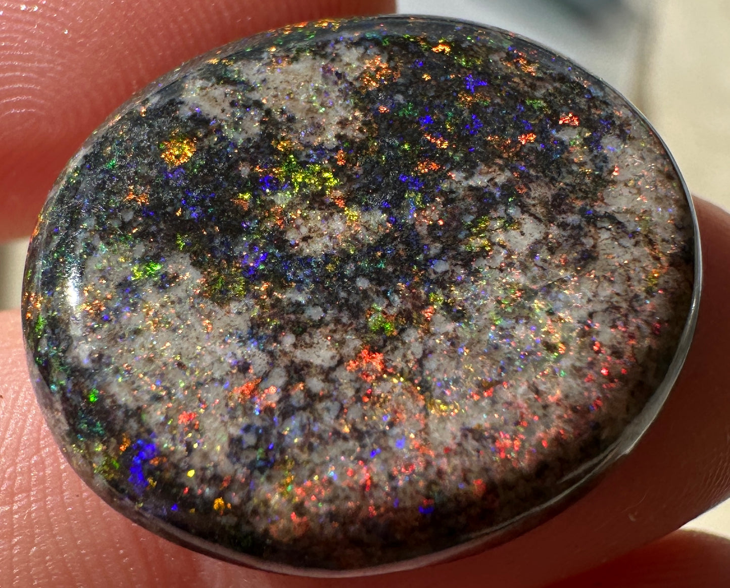 Opal Essence Treated Andamoooka Matrix Multicolour Opal