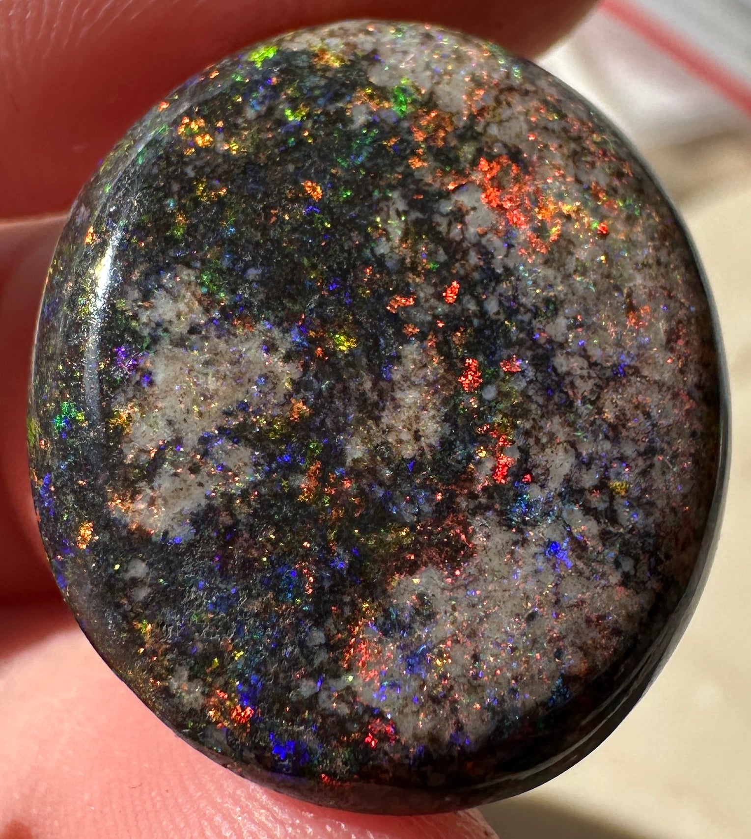 Opal Essence Treated Andamoooka Matrix Multicolour Opal