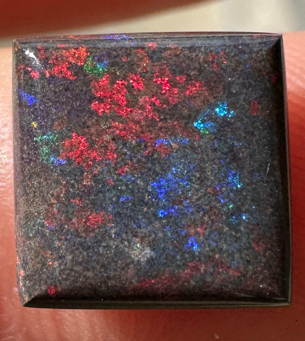 Opal Essence Treated Andamooka Matrix multicoloured Pendant 