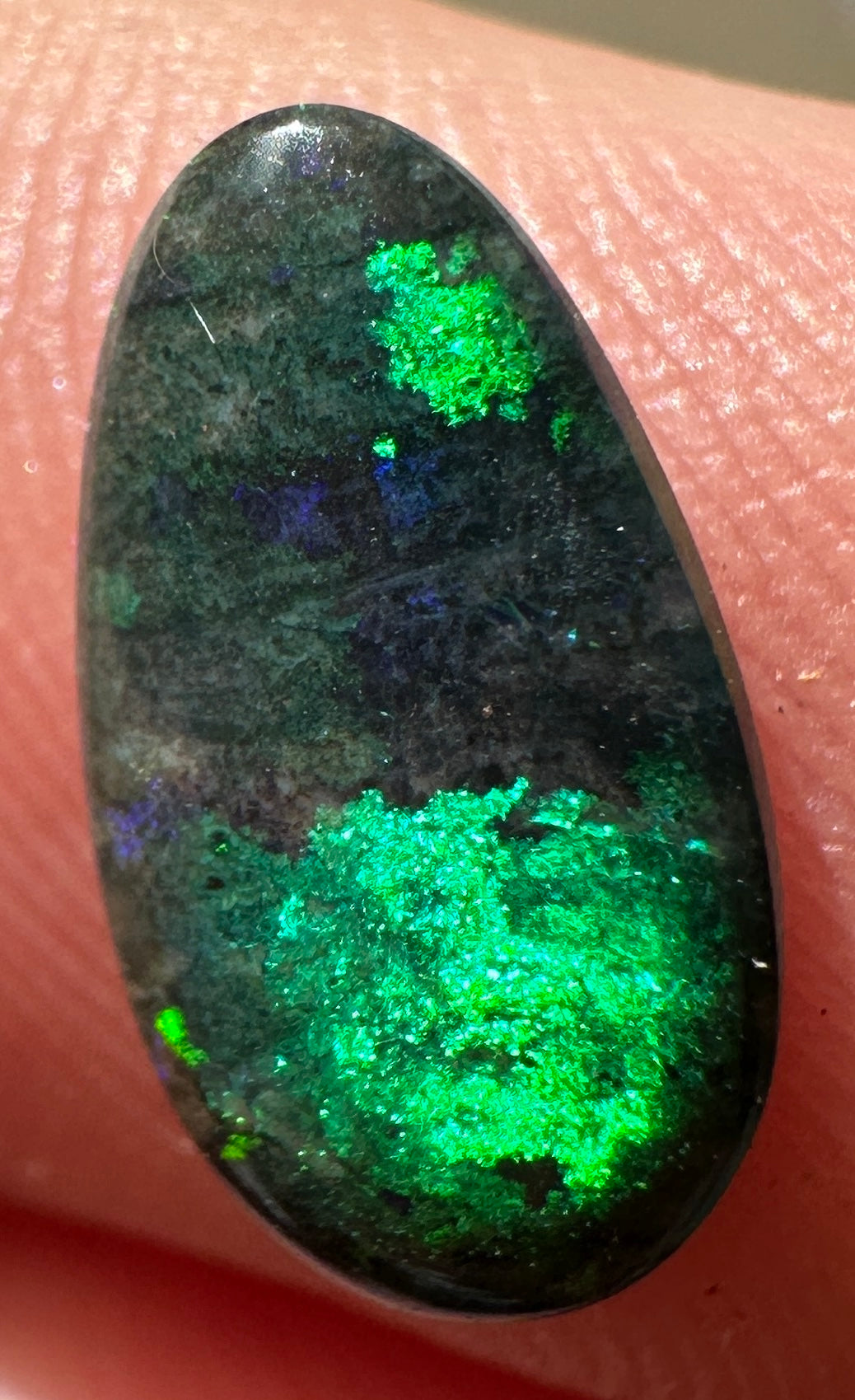 Opal Essence Treated Andamooka Matrix multicoloured Pendant 
