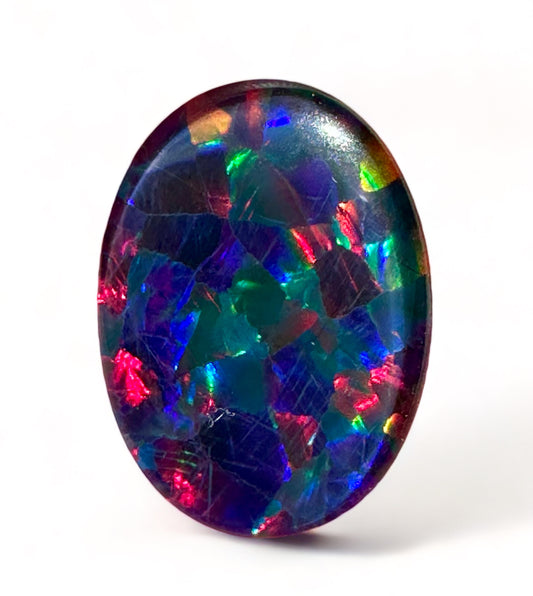 Brilliant gem grade 18x13mm Australian opal triplet - Opal Essence Wholesalers 