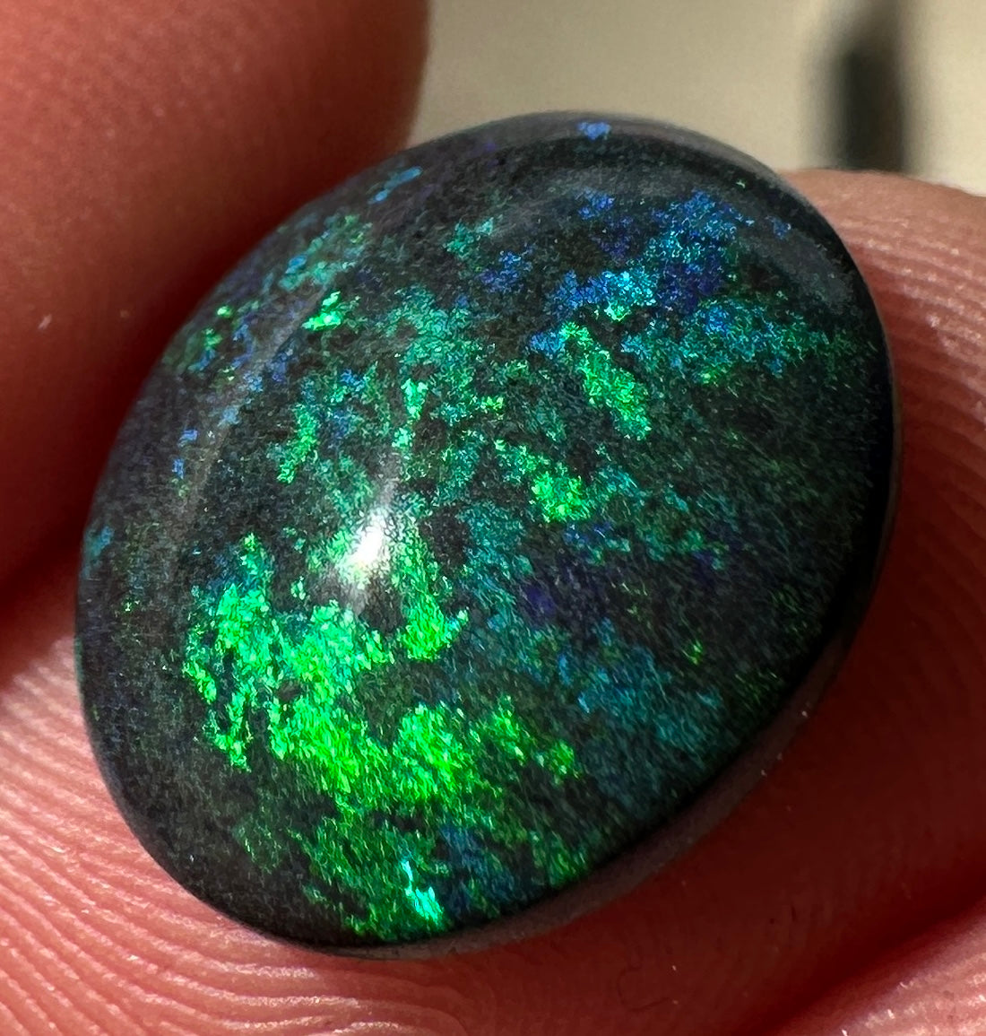 Opal Essence Treated Andamooka Matrix multicoloured Pendant 