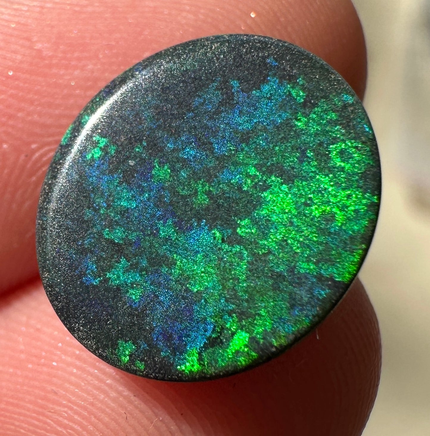 Opal Essence Treated Andamooka Matrix multicoloured Pendant 