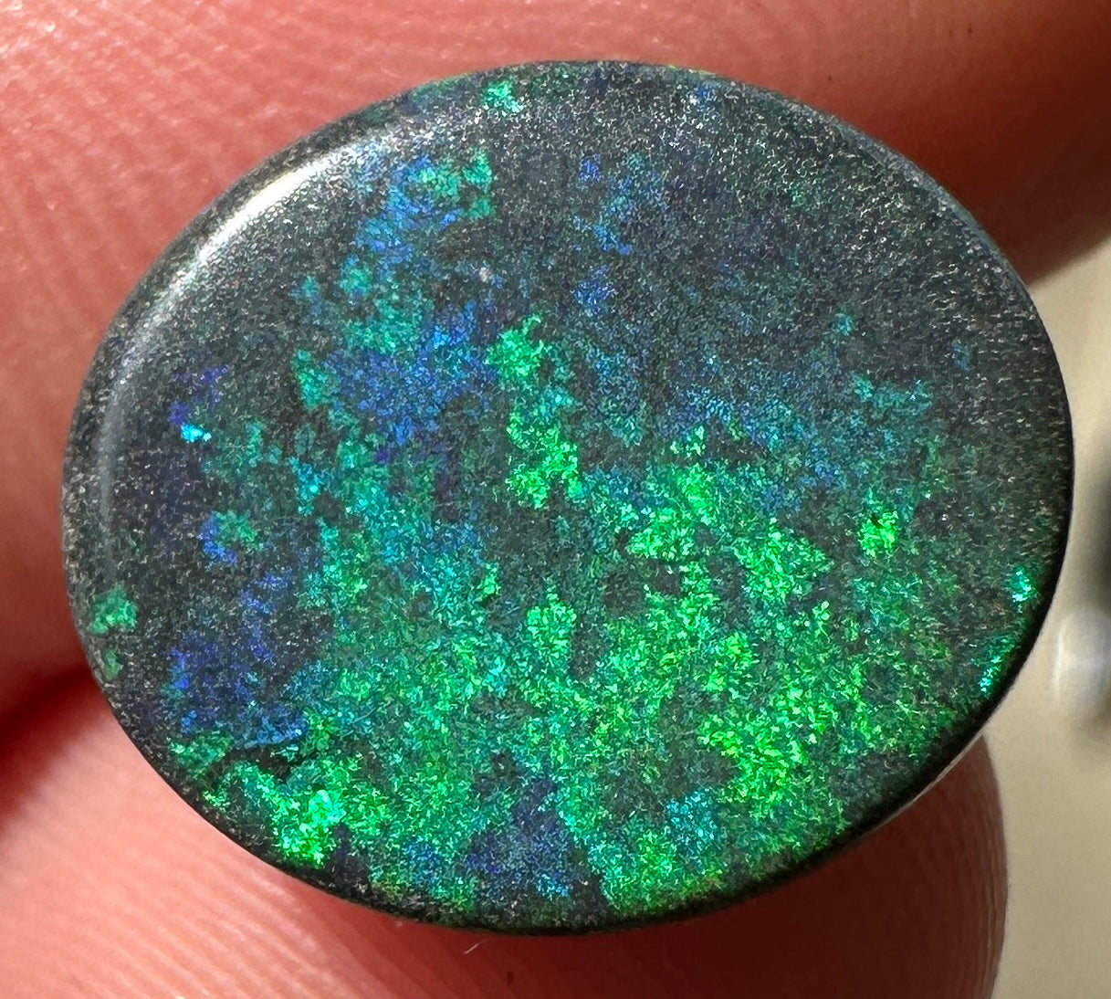 Opal Essence Treated Andamooka Matrix multicoloured Pendant 