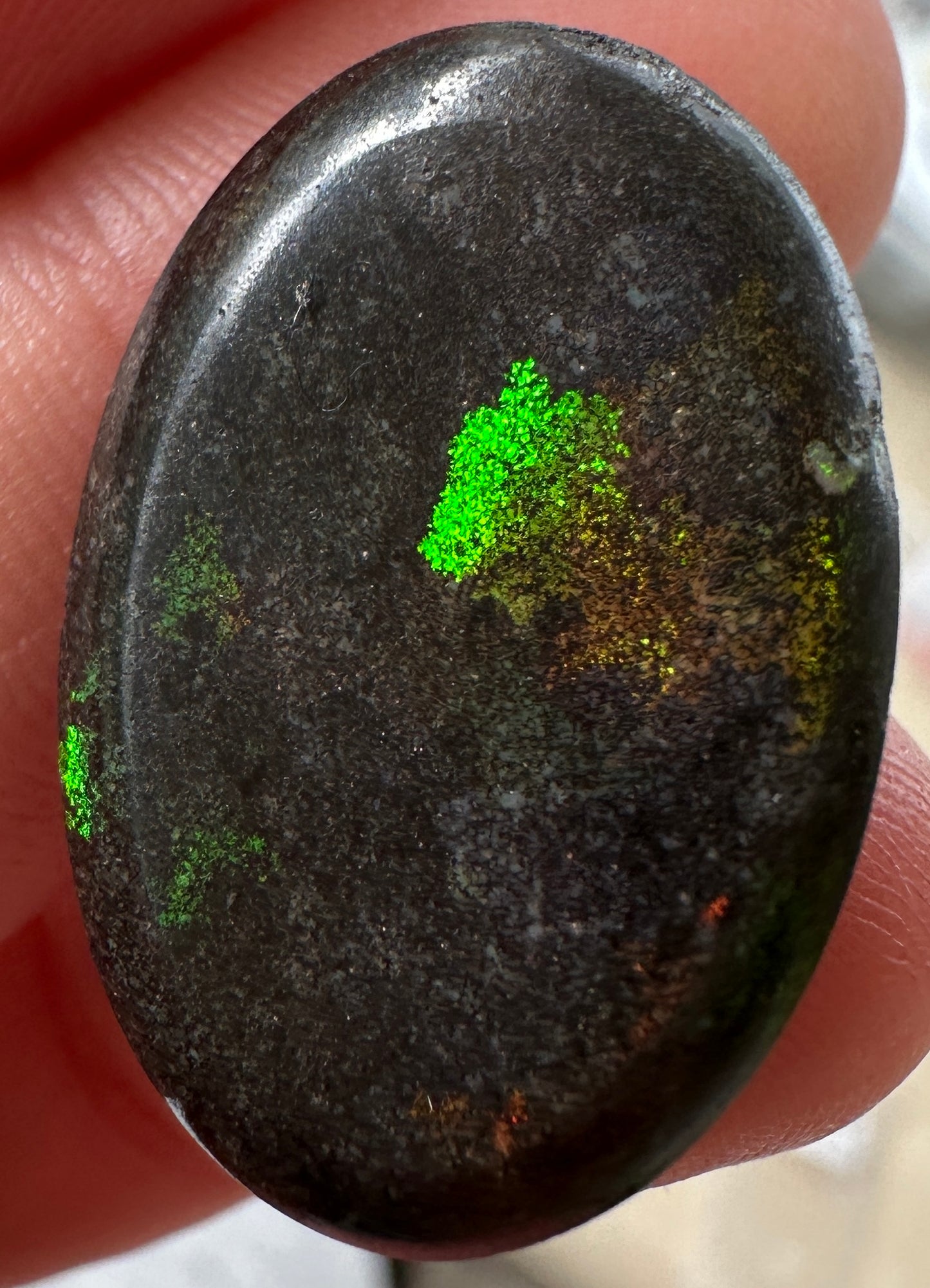 Opal Essence Treated Andamooka Matrix multicoloured Pendant 