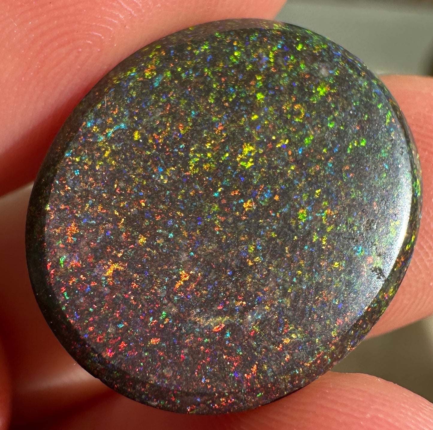 Opal Essence Treated Andamooka Matrix multicoloured Pendant 