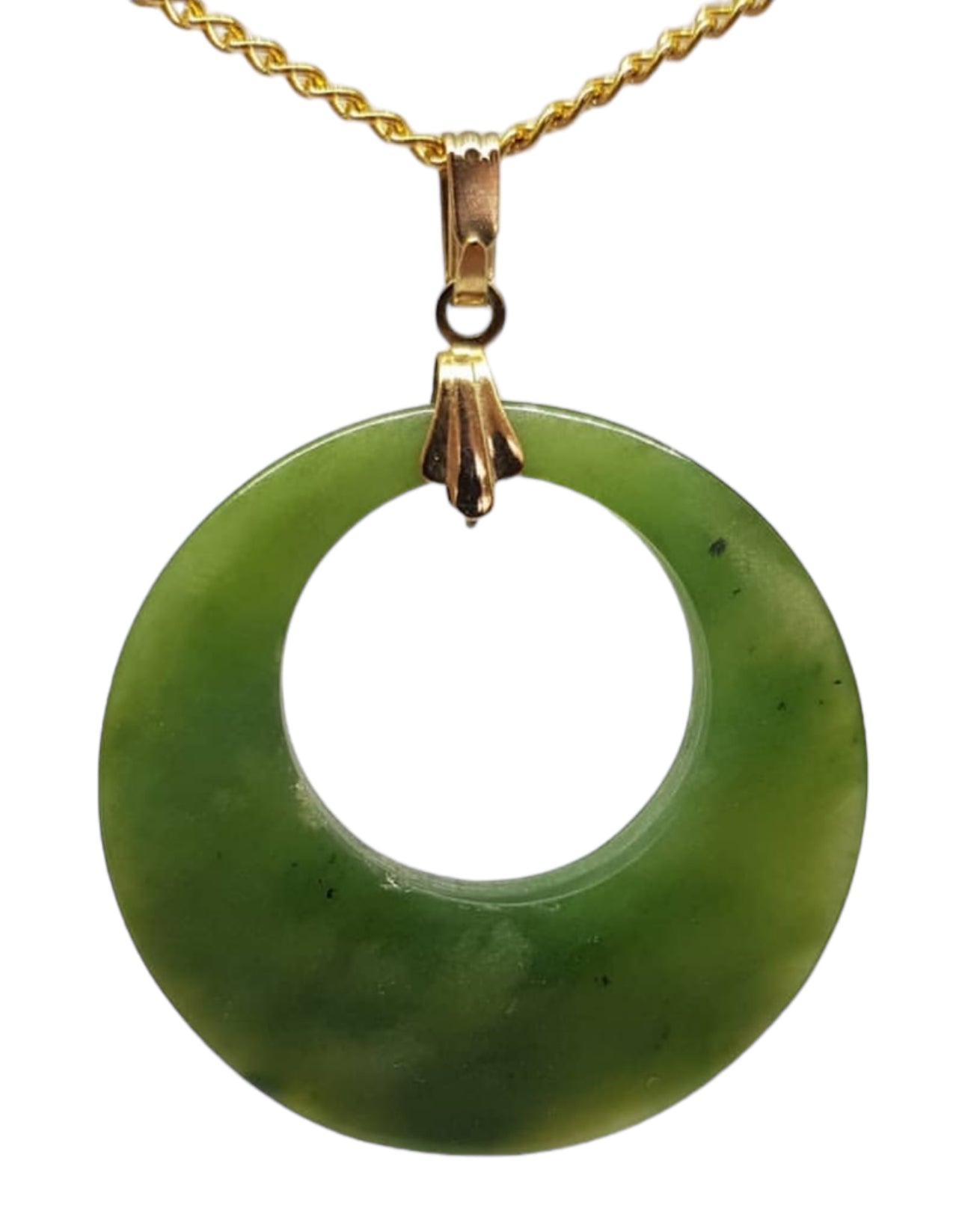 Australian Cowell jade "circle of life" pendant - Opal Essence Wholesalers 