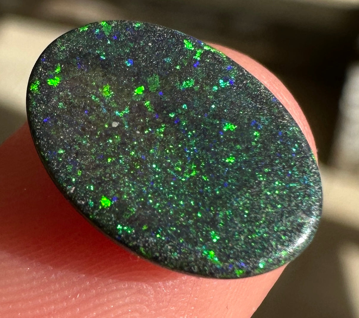 Opal Essence Treated Andamooka Matrix multicoloured Pendant 