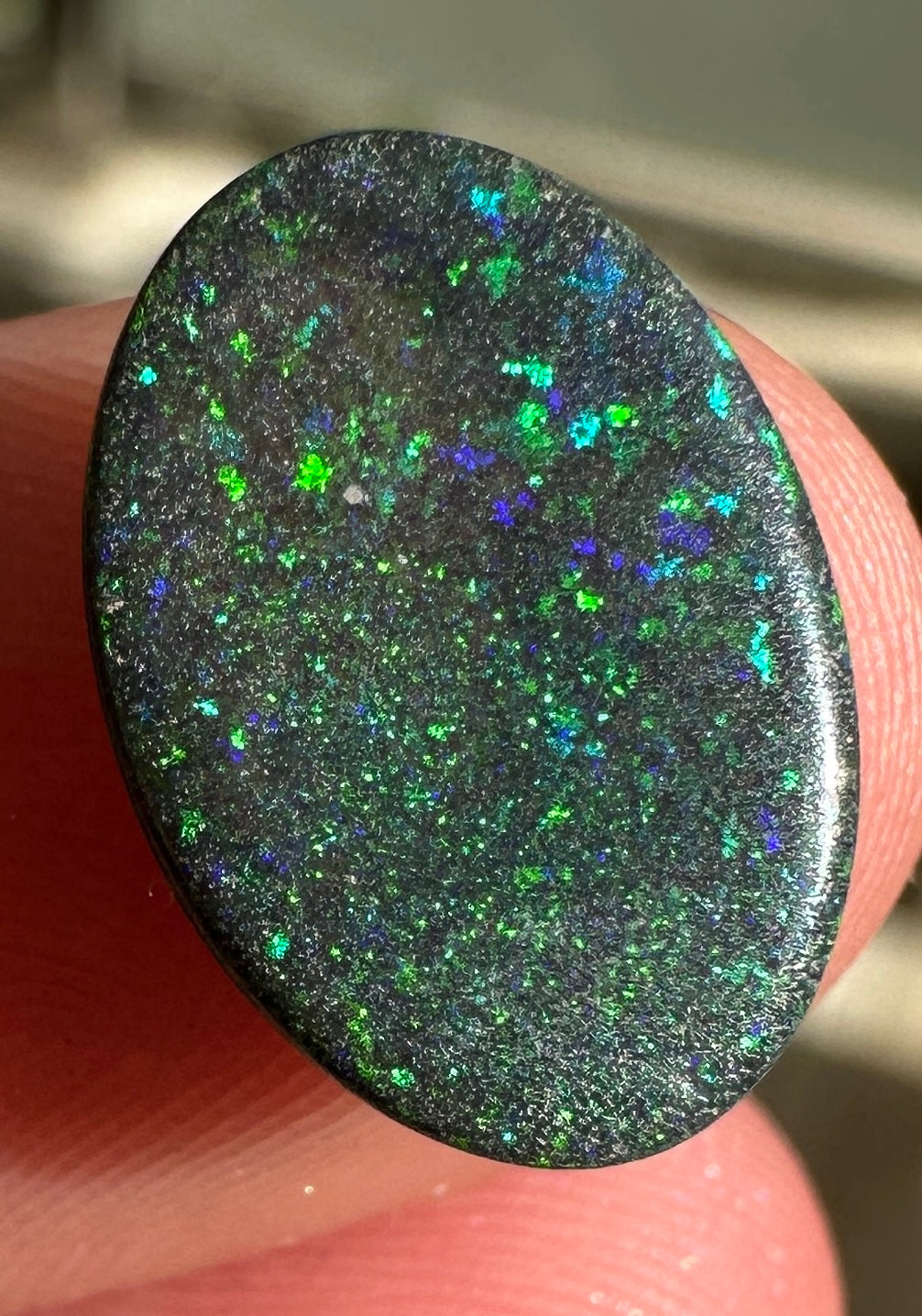 Opal Essence Treated Andamooka Matrix multicoloured Pendant 