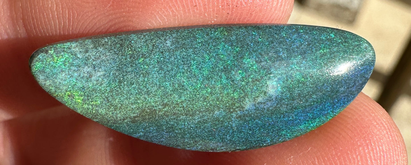 Opal Essence Treated Andamooka Matrix multicoloured Pendant 