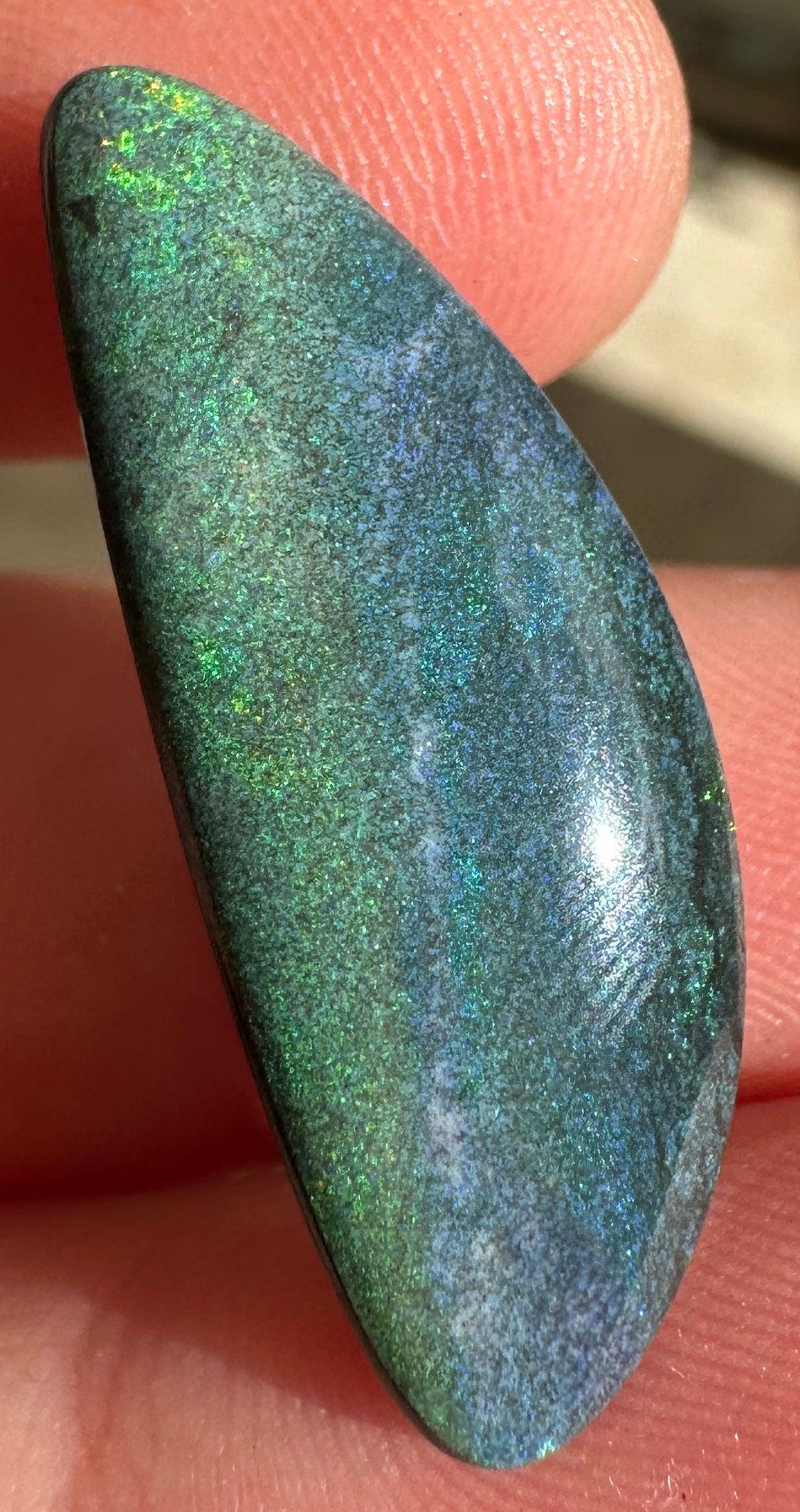 Opal Essence Treated Andamooka Matrix multicoloured Pendant 