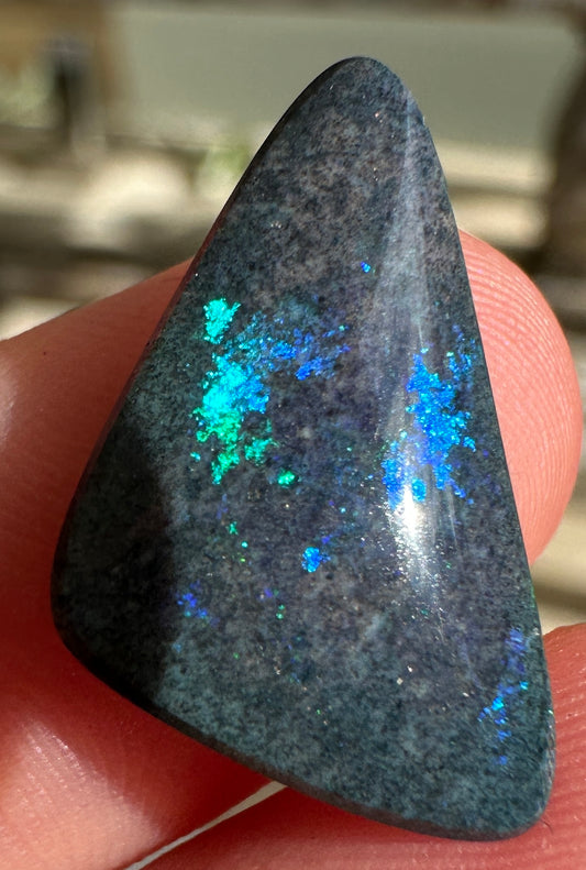 Opal Essence Treated Andamooka Matrix multicoloured Pendant 