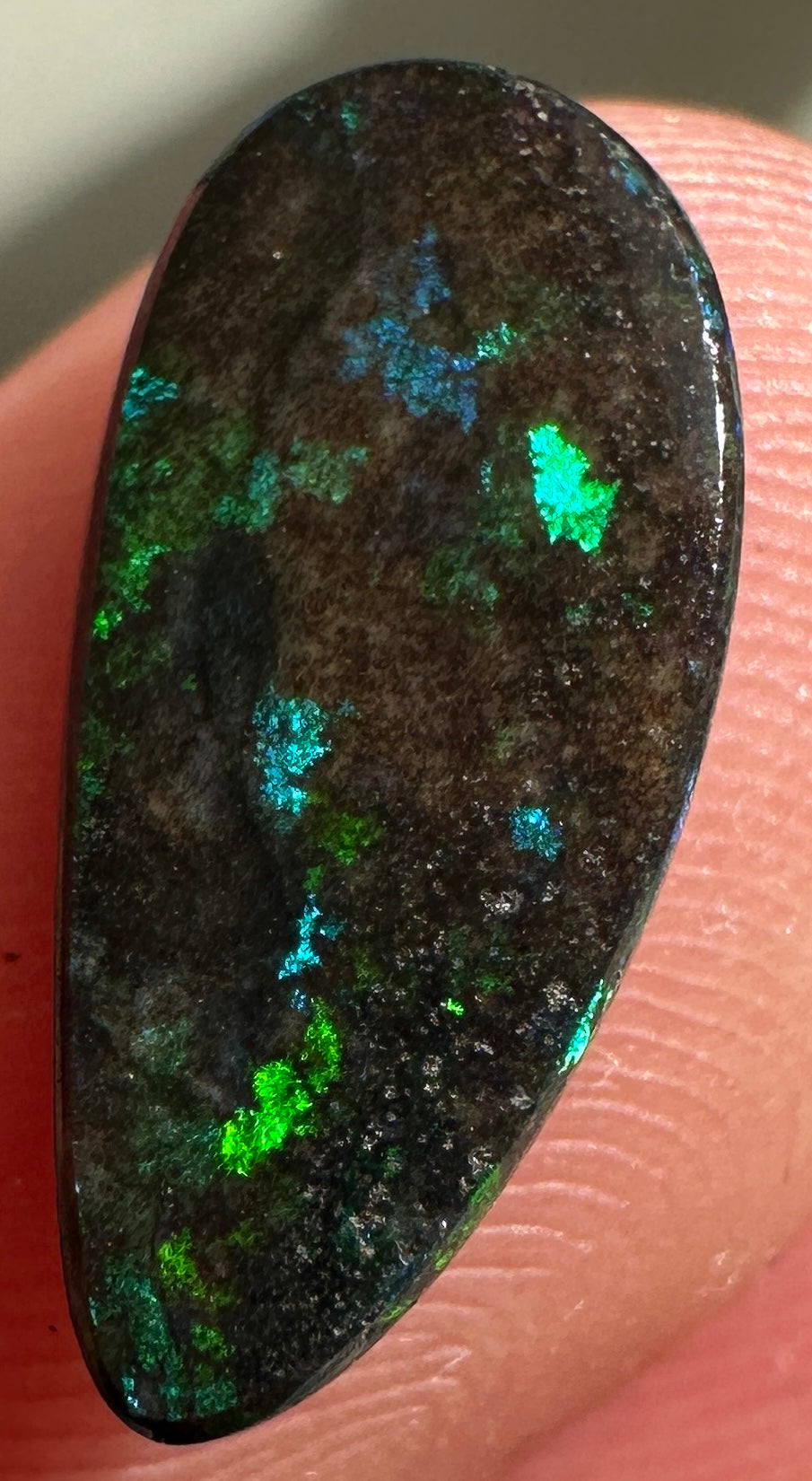 Opal Essence Treated Andamooka Matrix multicoloured Pendant 