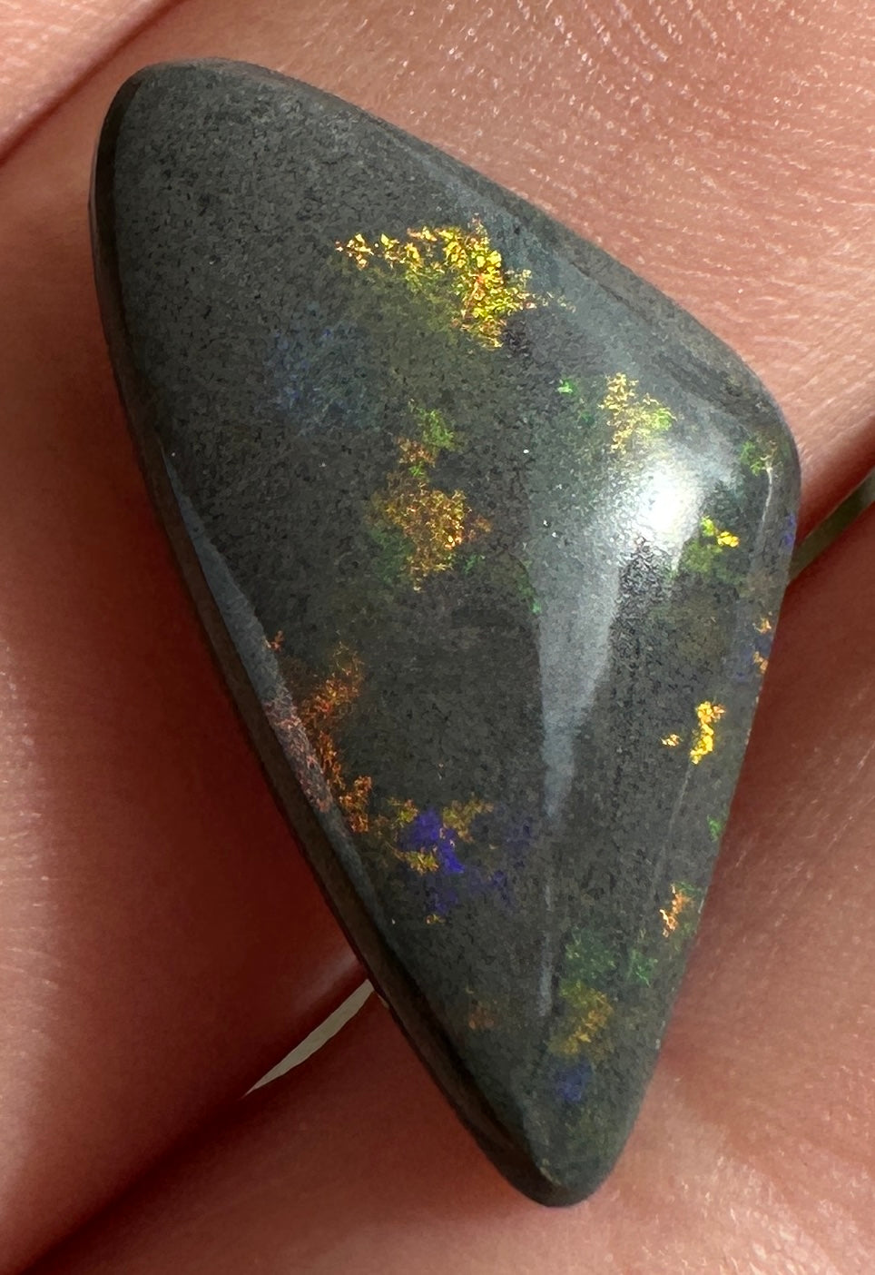 Opal Essence Treated Andamooka Matrix multicoloured Pendant 
