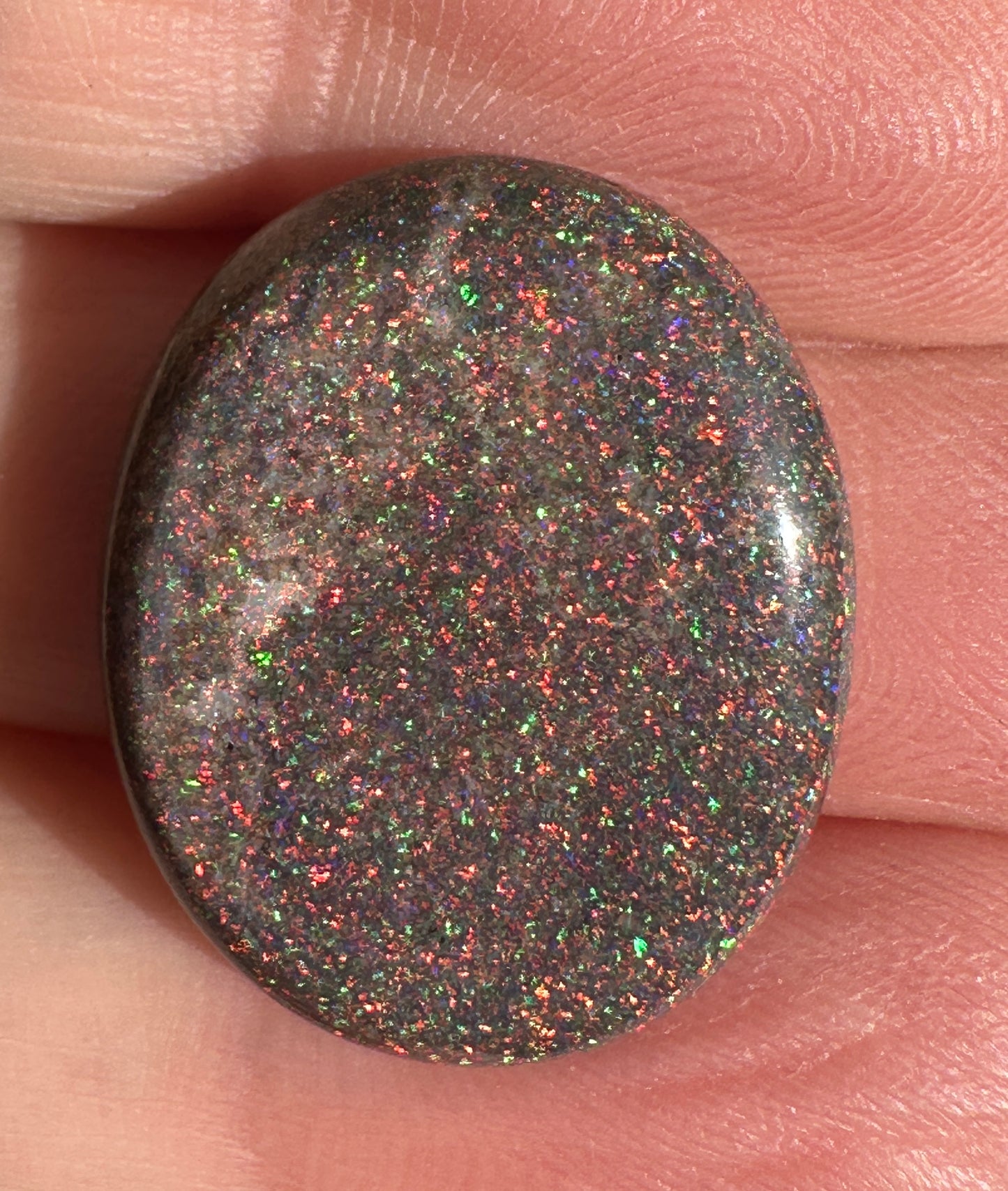 Opal Essence Treated Andamooka Matrix multicoloured Pendant 