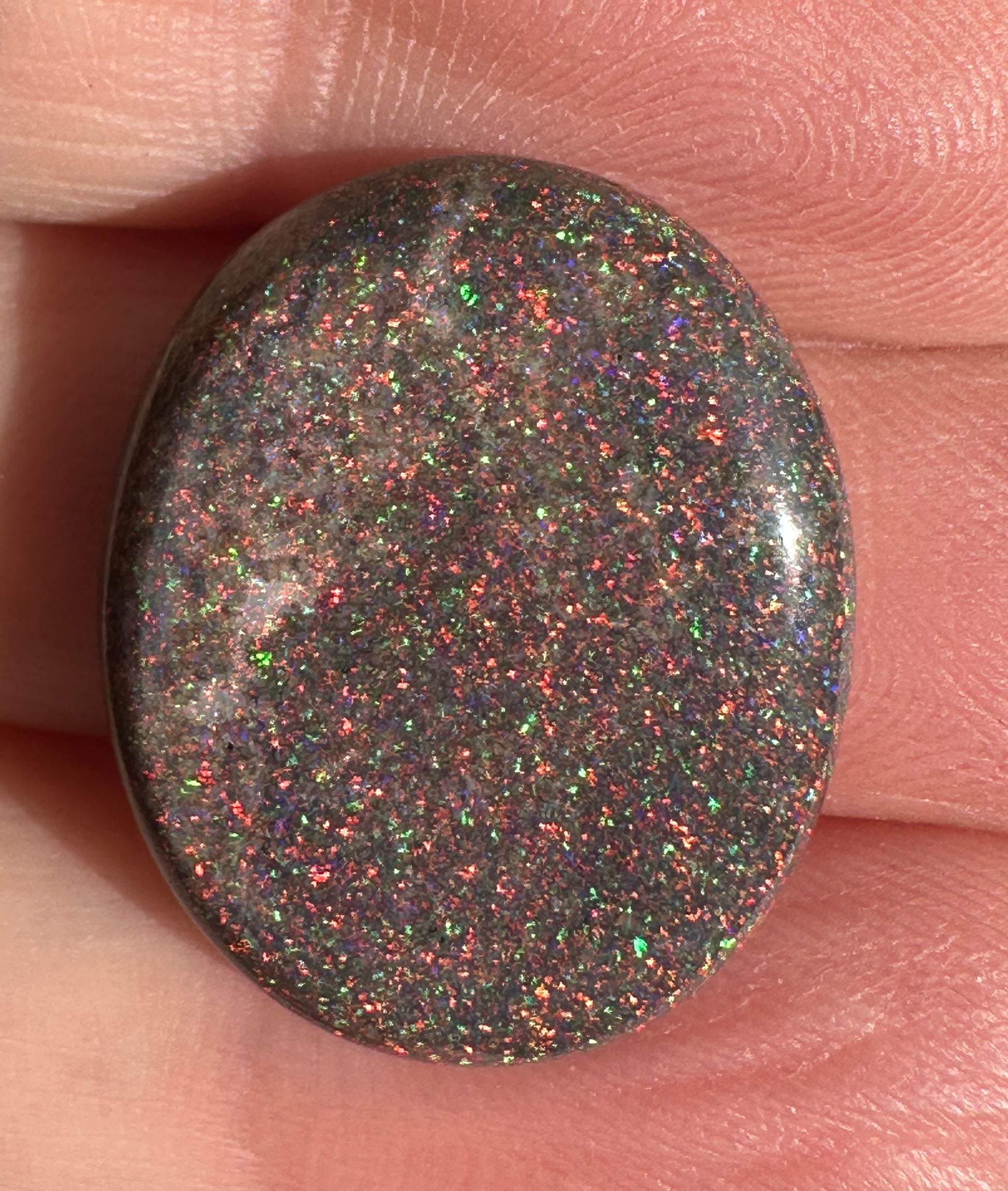 Opal Essence Treated Andamooka Matrix multicoloured Pendant 
