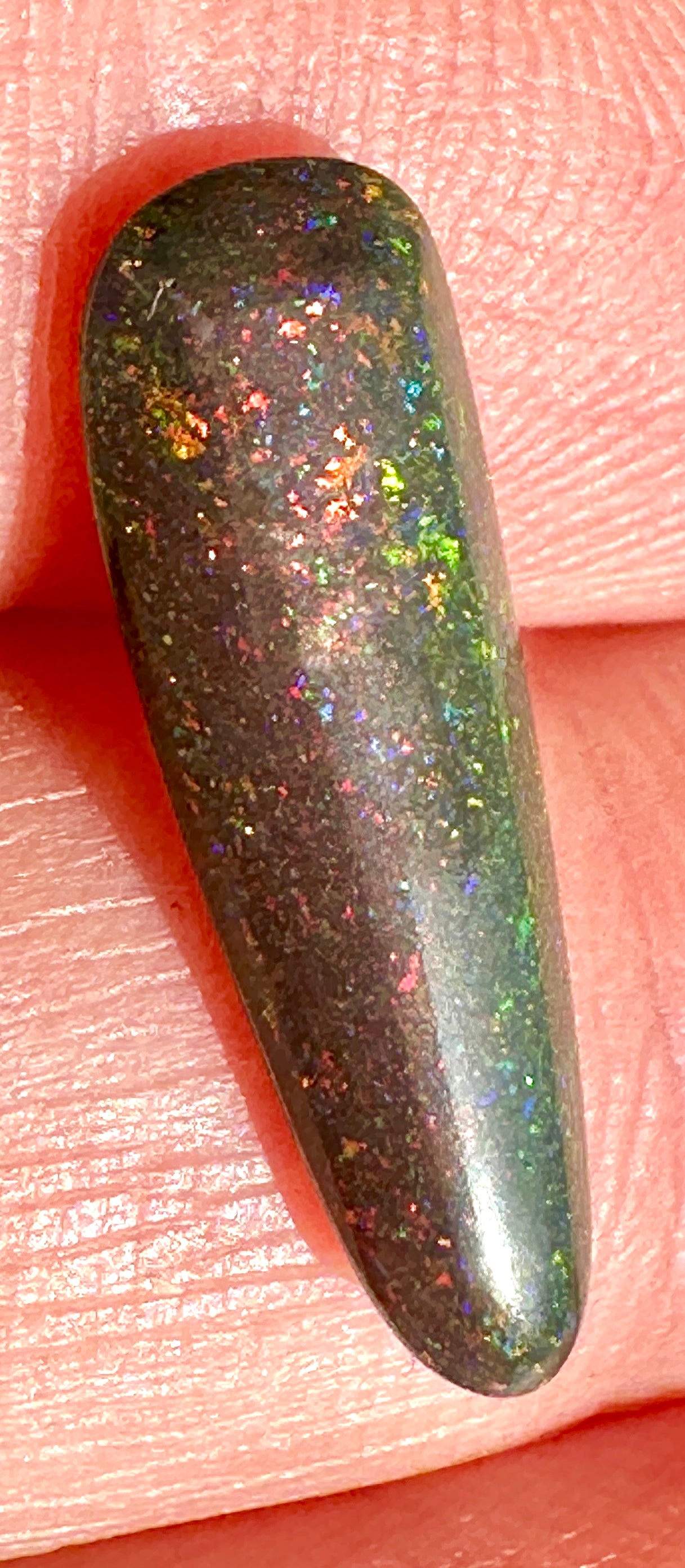 Opal Essence Treated Andamooka Matrix multicoloured Pendant 