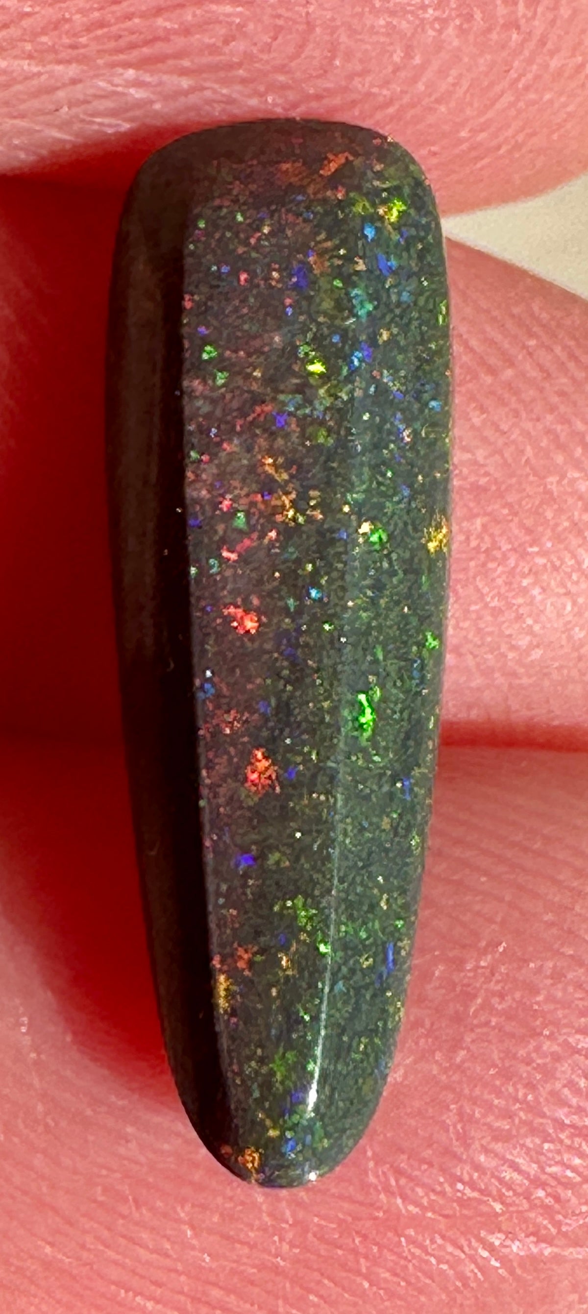 Opal Essence Treated Andamooka Matrix multicoloured Pendant 