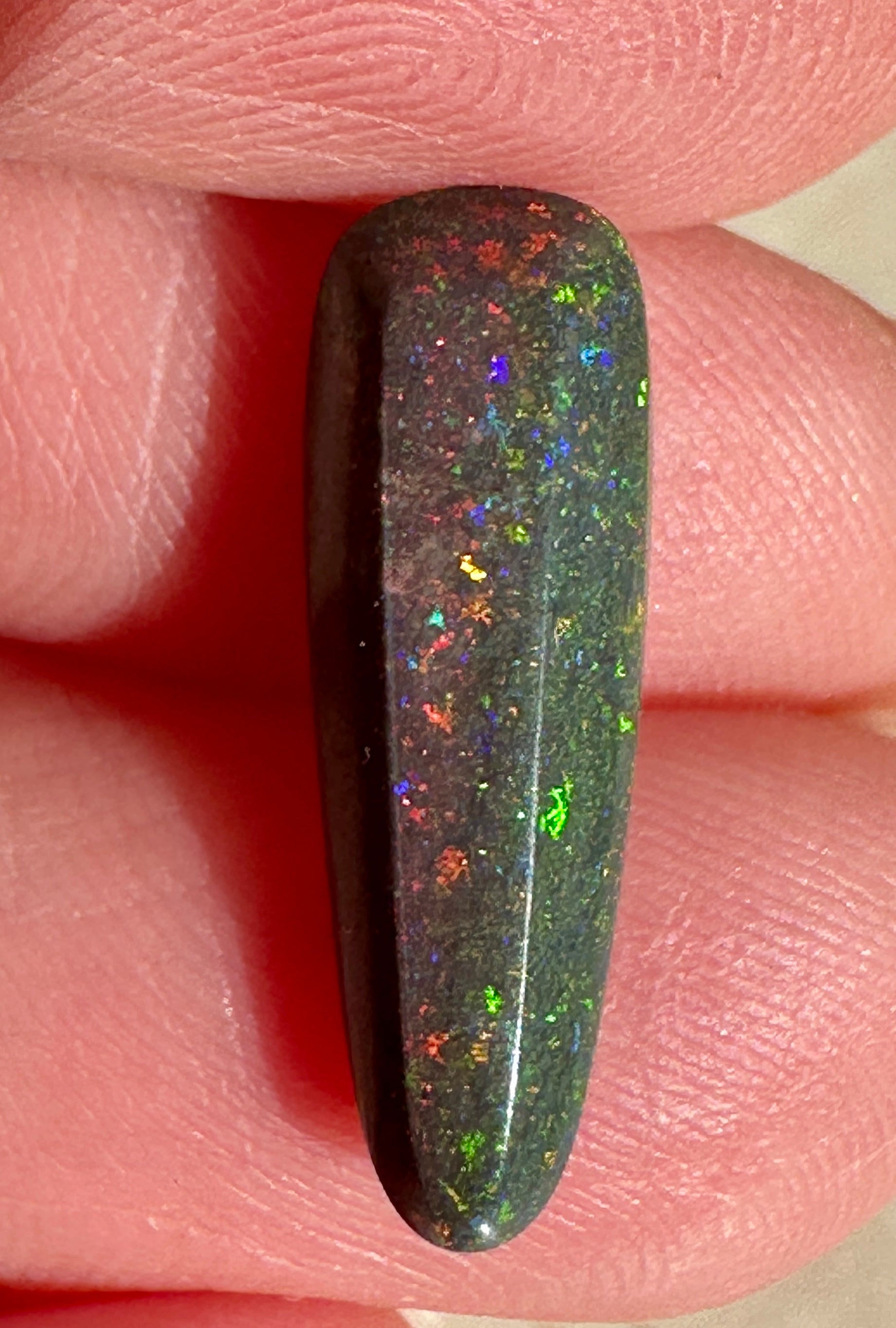 Opal Essence Treated Andamooka Matrix multicoloured Pendant 