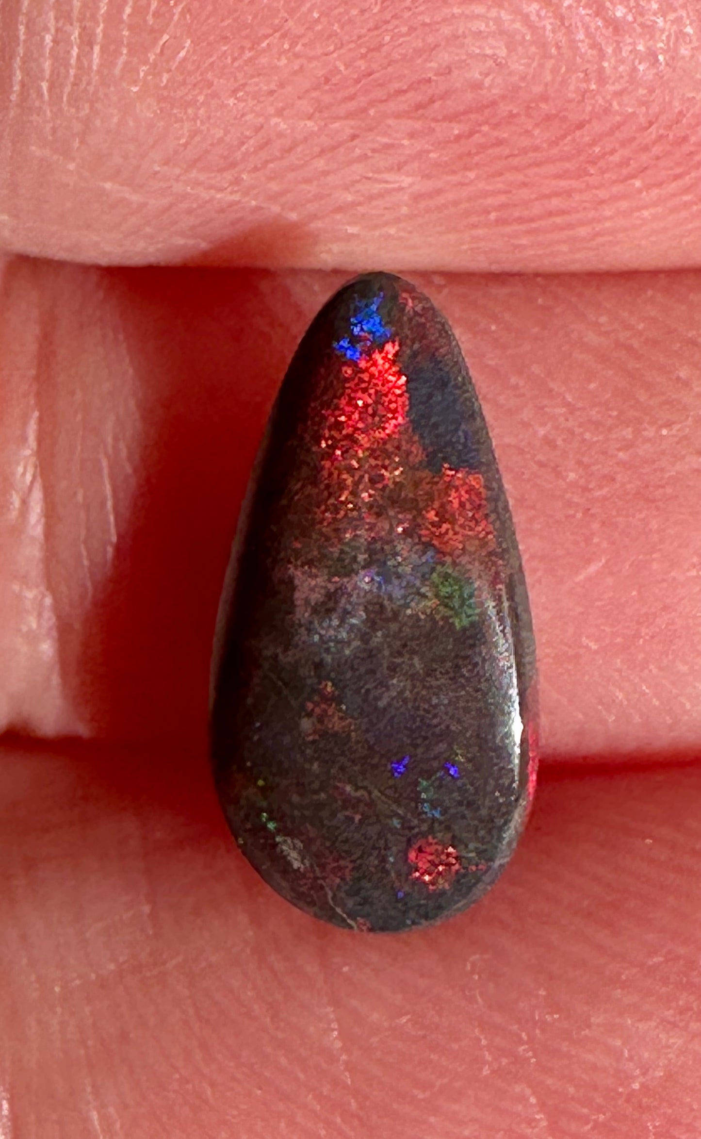 Opal Essence Treated Andamooka Matrix multicoloured Pendant 