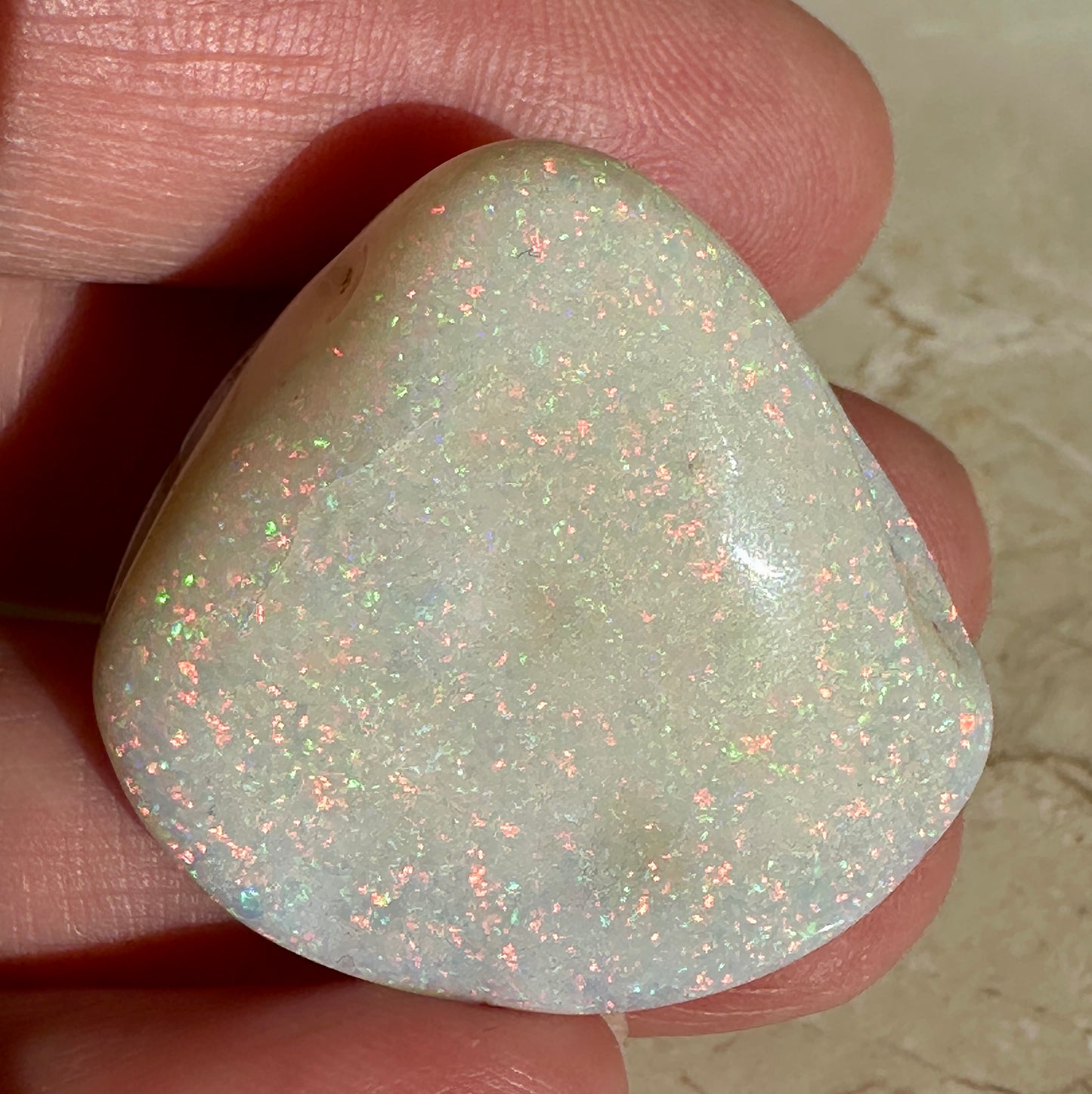 Opal Essence Opalized Cockle Shell multicoloured Pendant 
