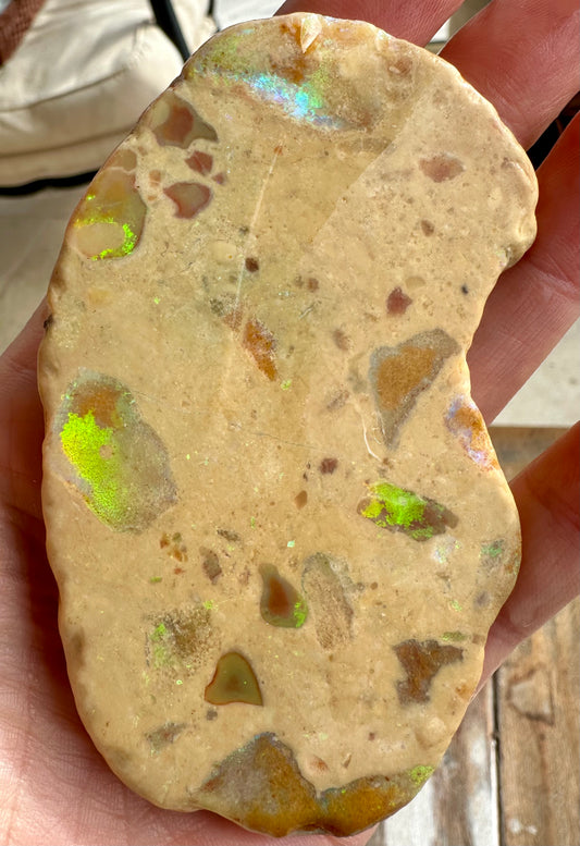 Australian opal and matrix untreated specimen 399.9cts