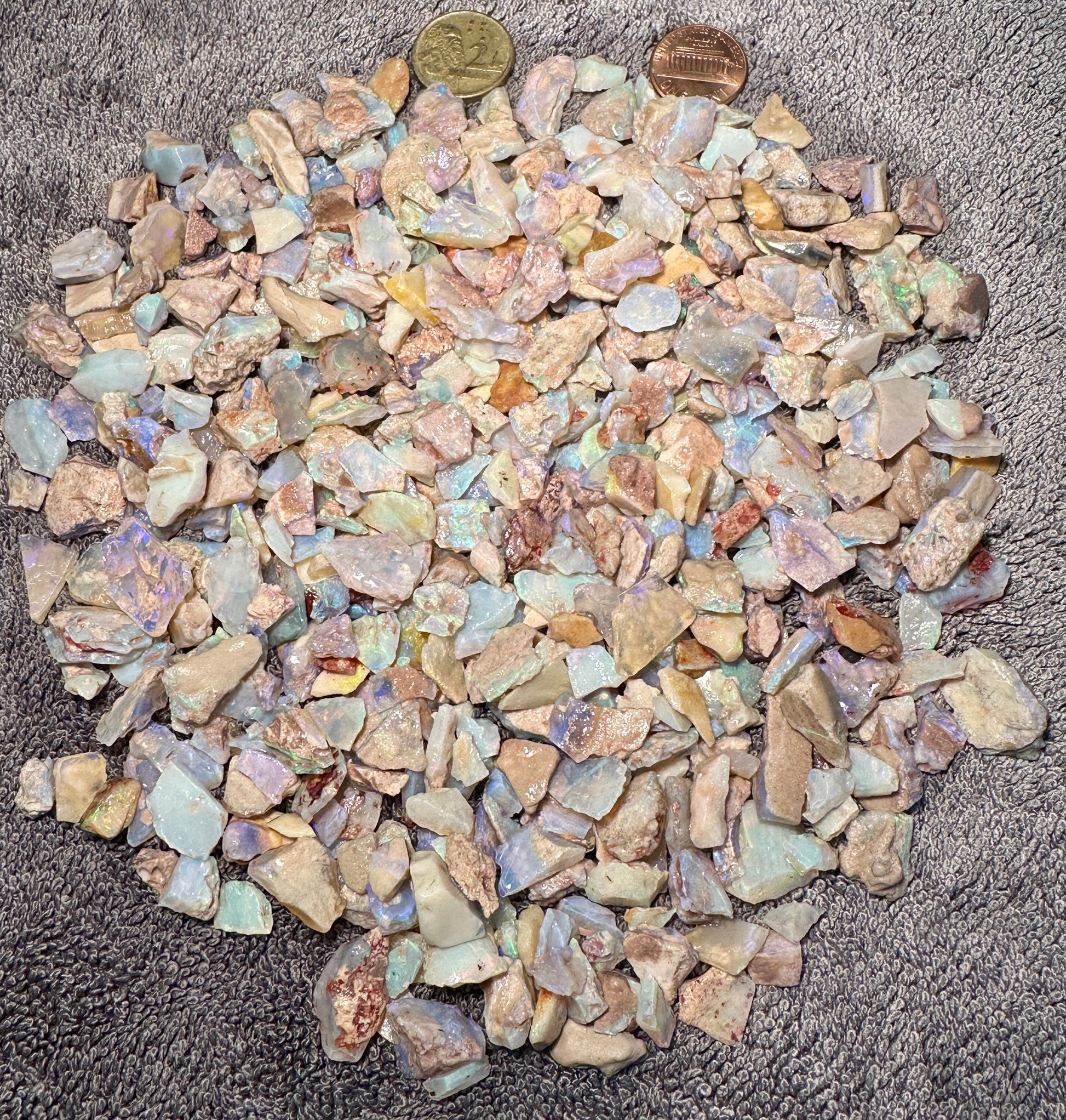 Andamooka Rough Opal Parcel 186.6g — Andamooka, South Australia