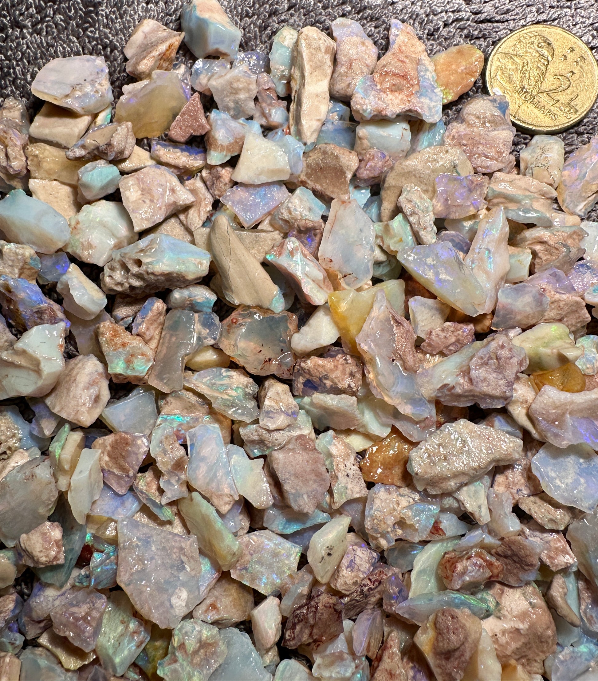 Andamooka Rough Opal Parcel 186.6g — Andamooka, South Australia