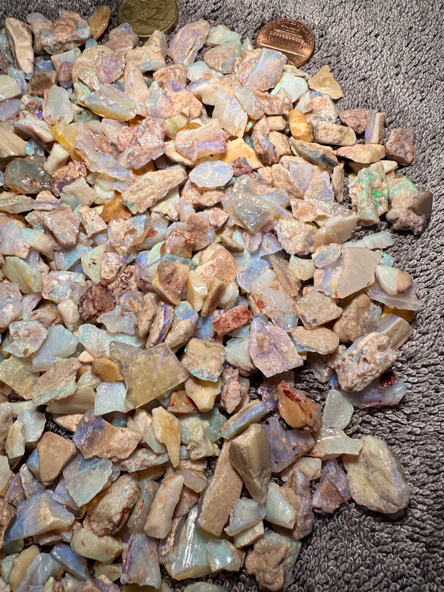 Andamooka Rough Opal Parcel 186.6g — Andamooka, South Australia
