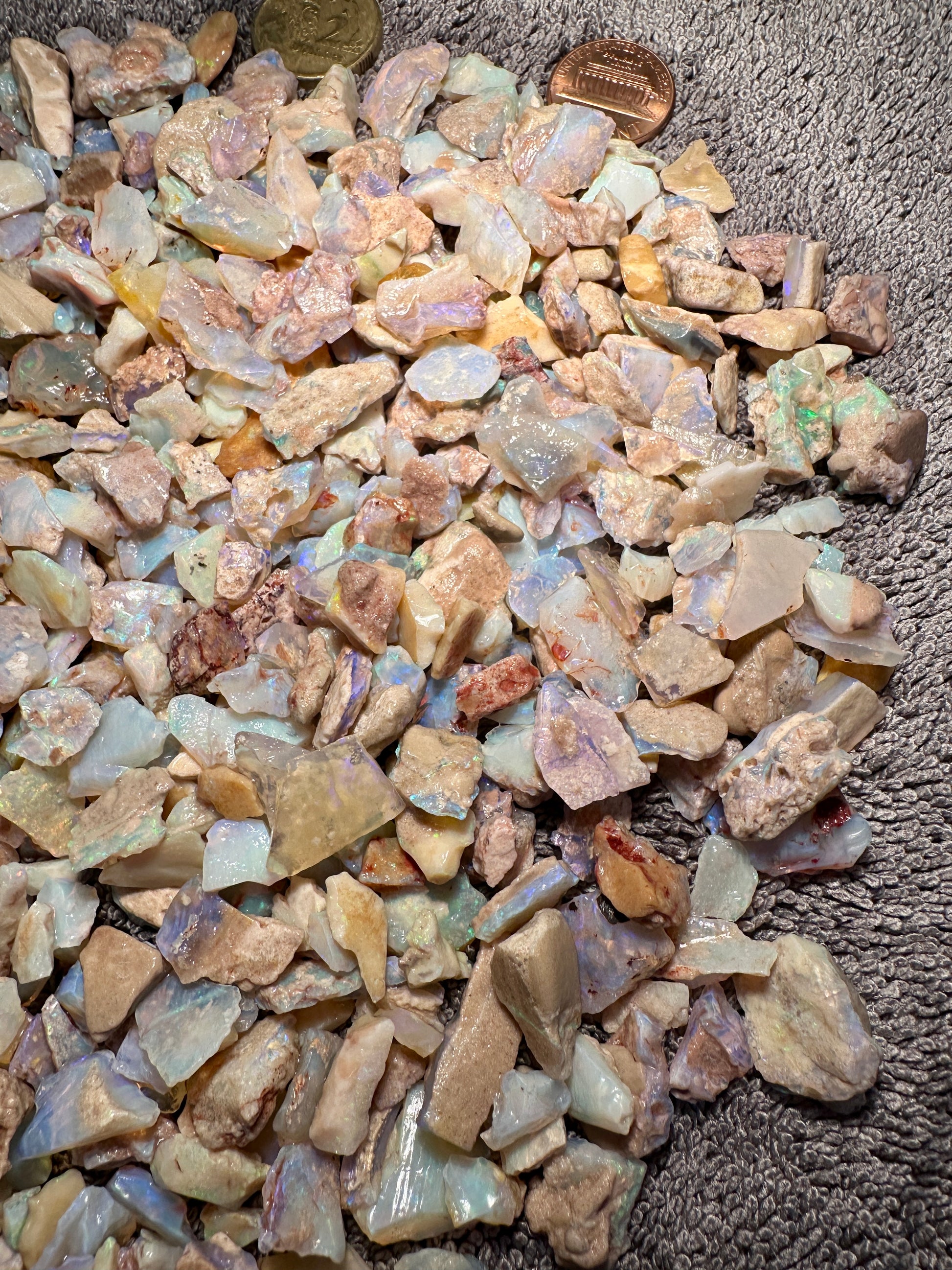 Andamooka Rough Opal Parcel 186.6g — Andamooka, South Australia