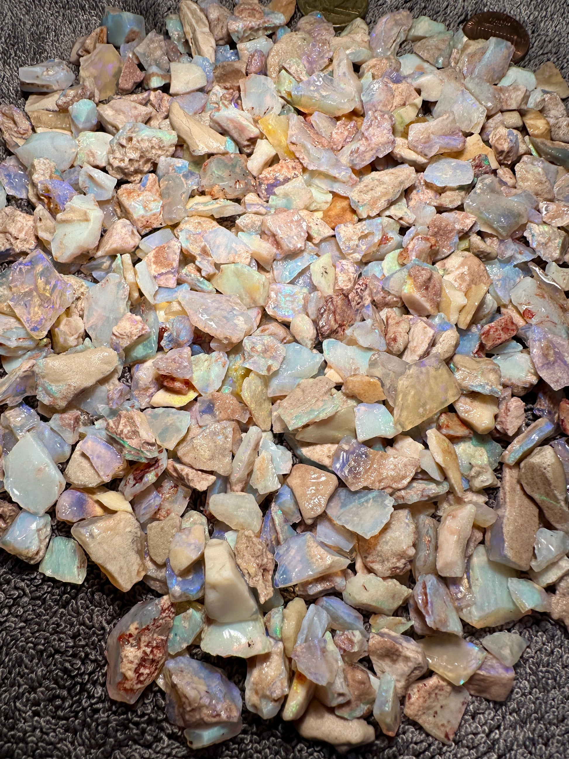 Andamooka Rough Opal Parcel 186.6g — Andamooka, South Australia
