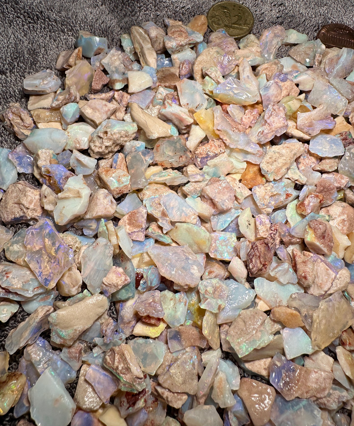 Andamooka Rough Opal Parcel 186.6g — Andamooka, South Australia