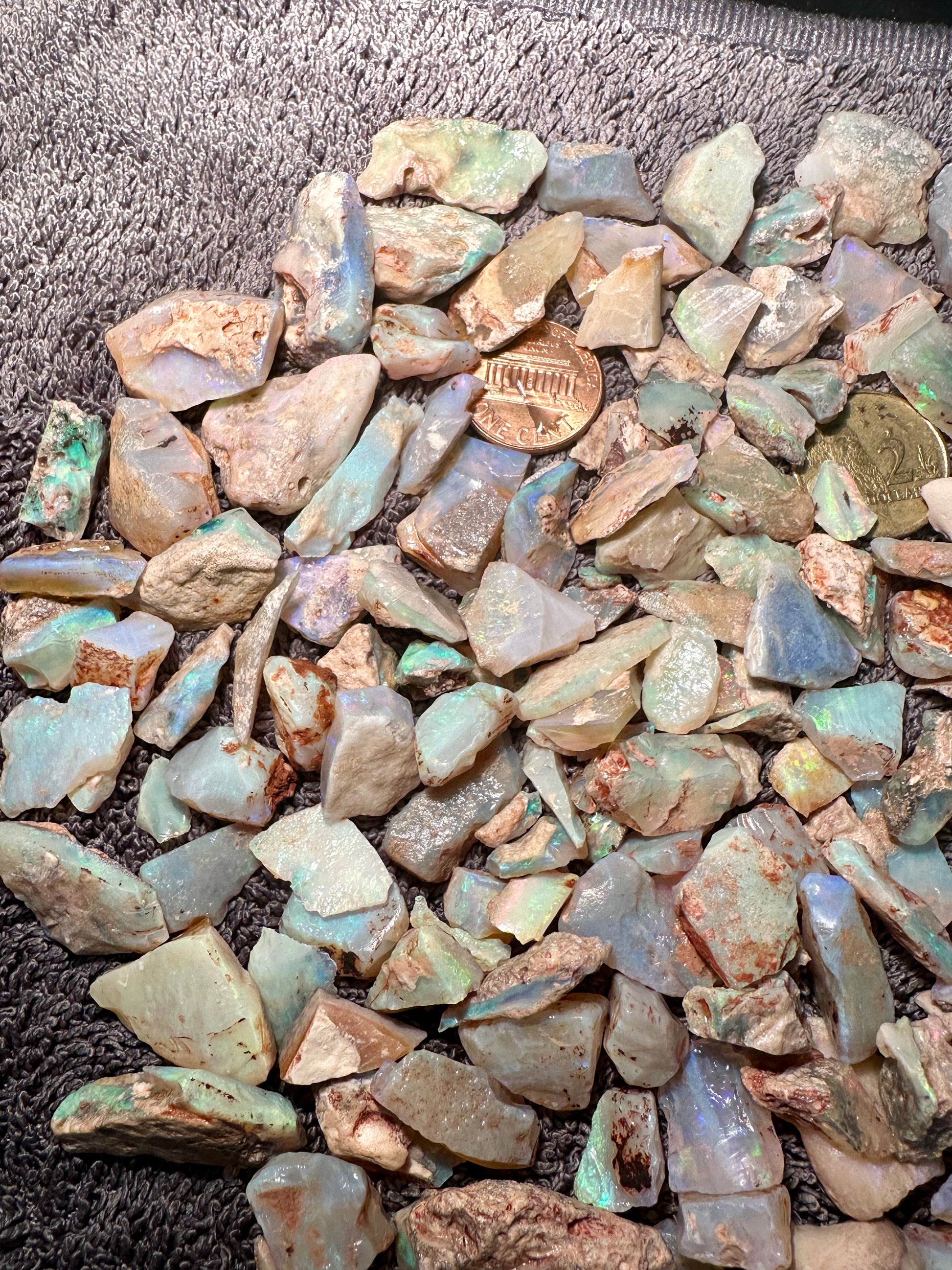 Andamooka rough opal parcel - South Australia