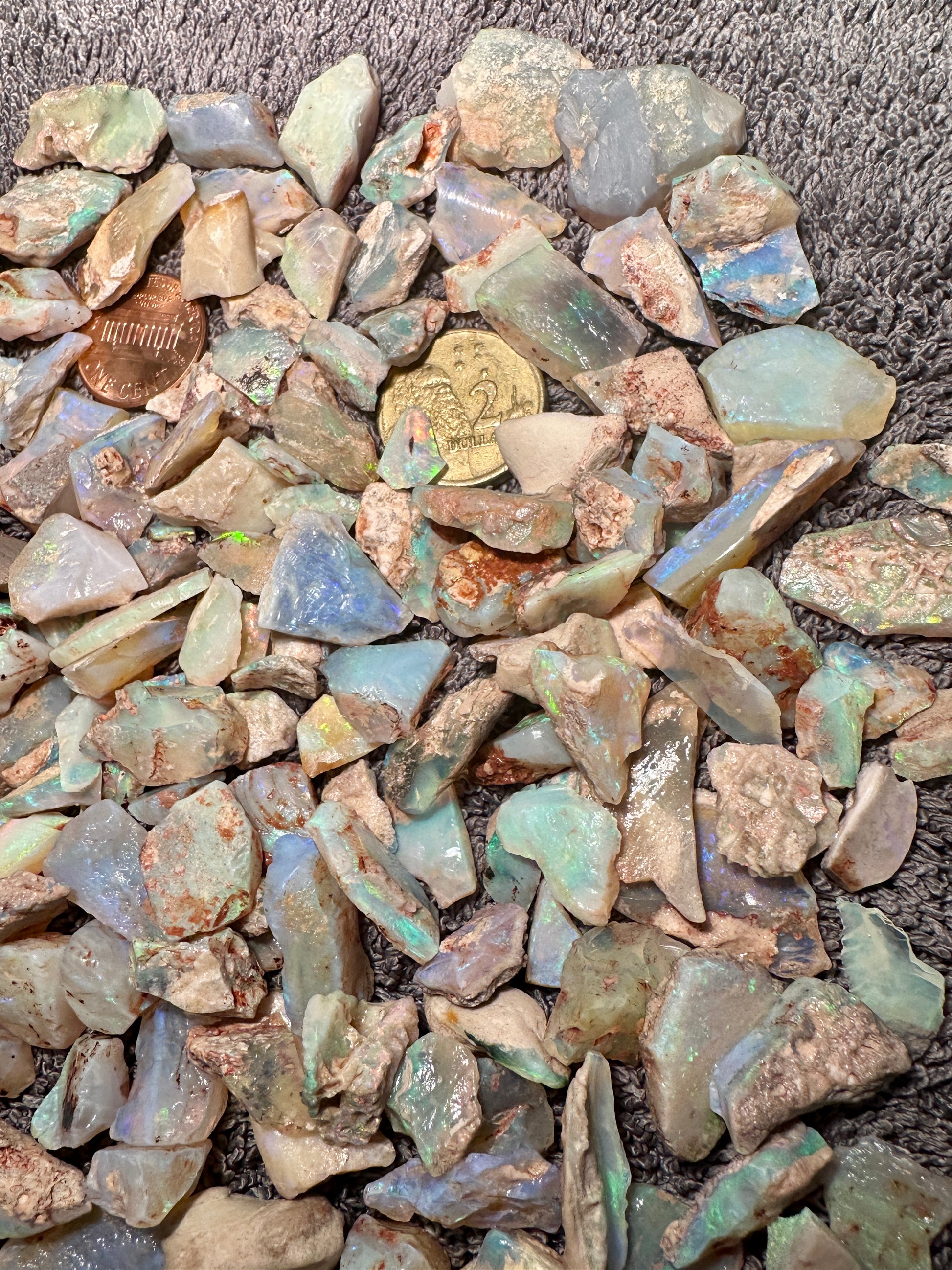 Andamooka rough opal parcel - South Australia