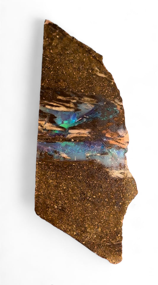 Australian Boulder pipe opal 9.64 grams 45x22mm