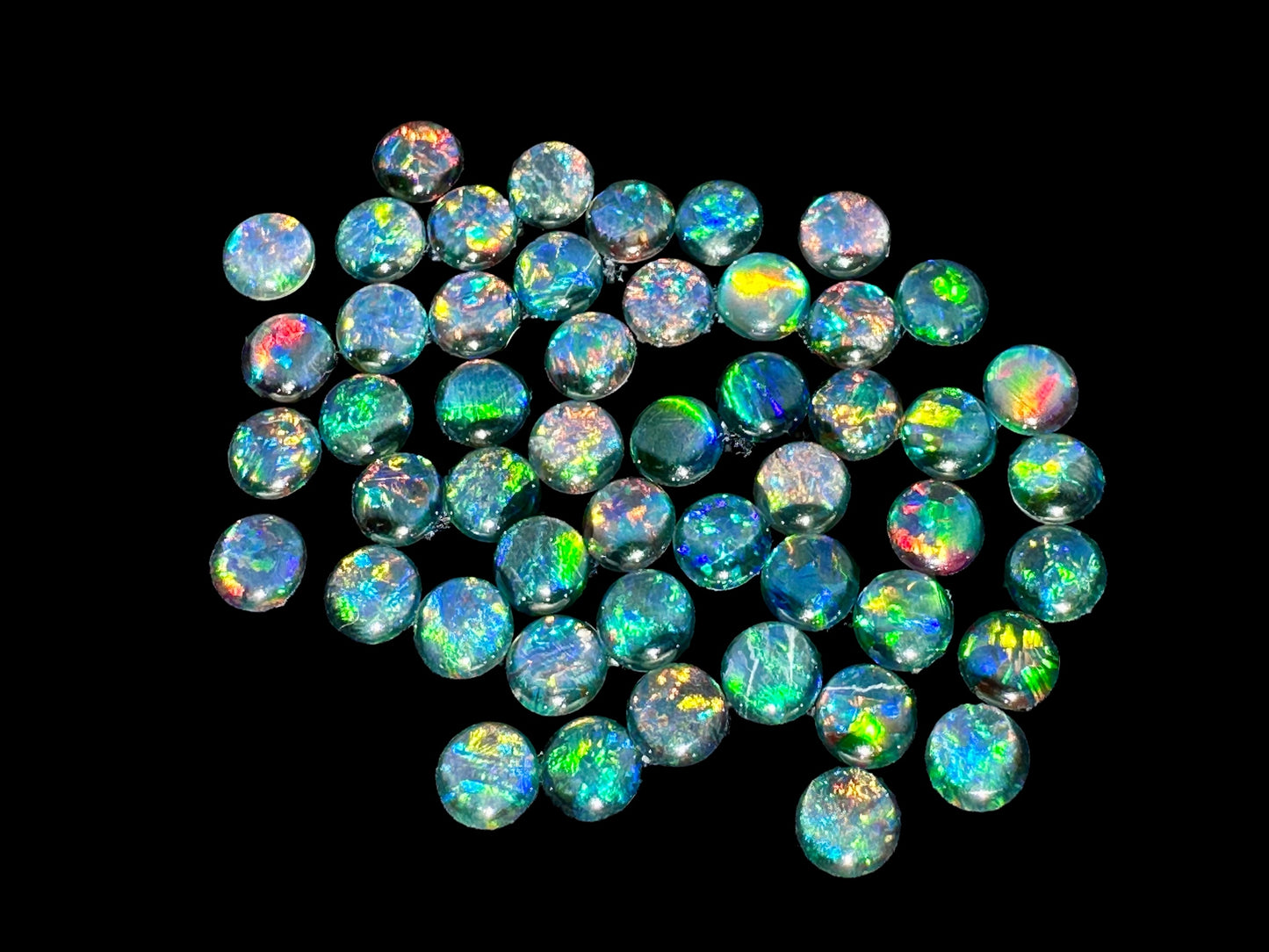 Australian opal triplets 4 mm