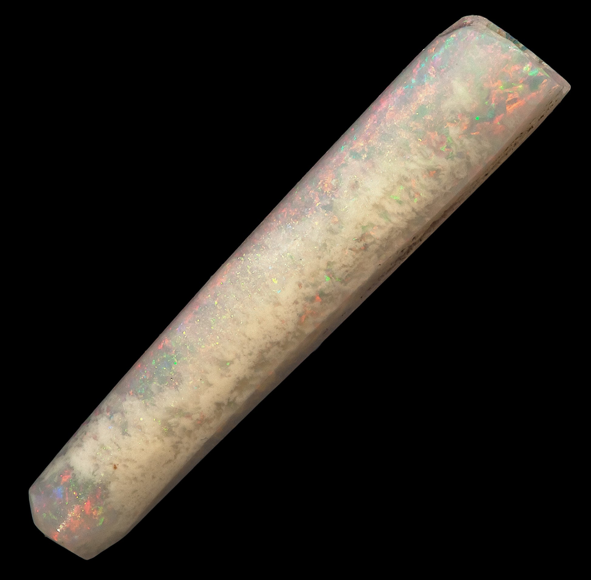 Quality Australian polished Opal Belemnite