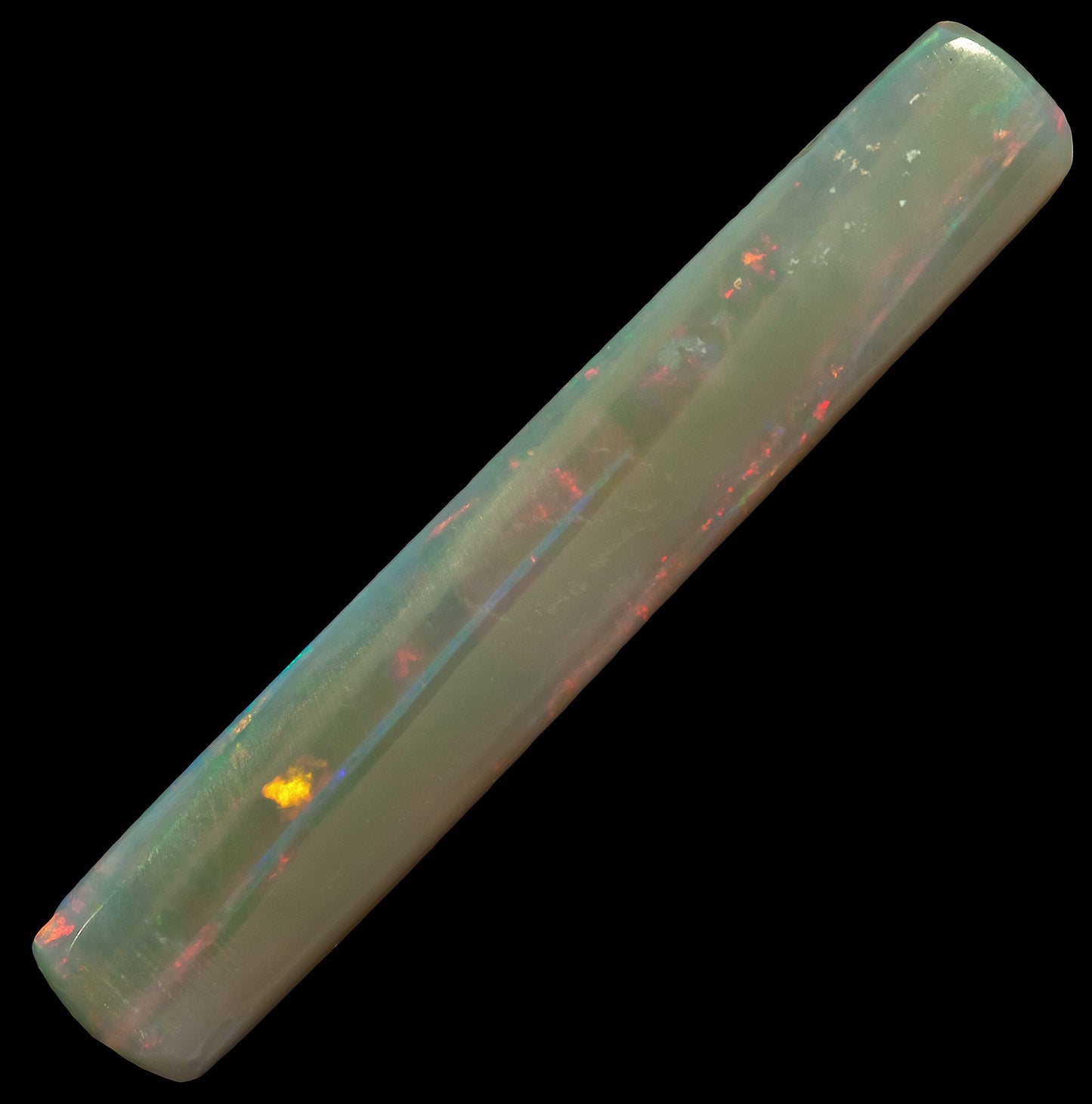 Australian cut and polished rectangular opal