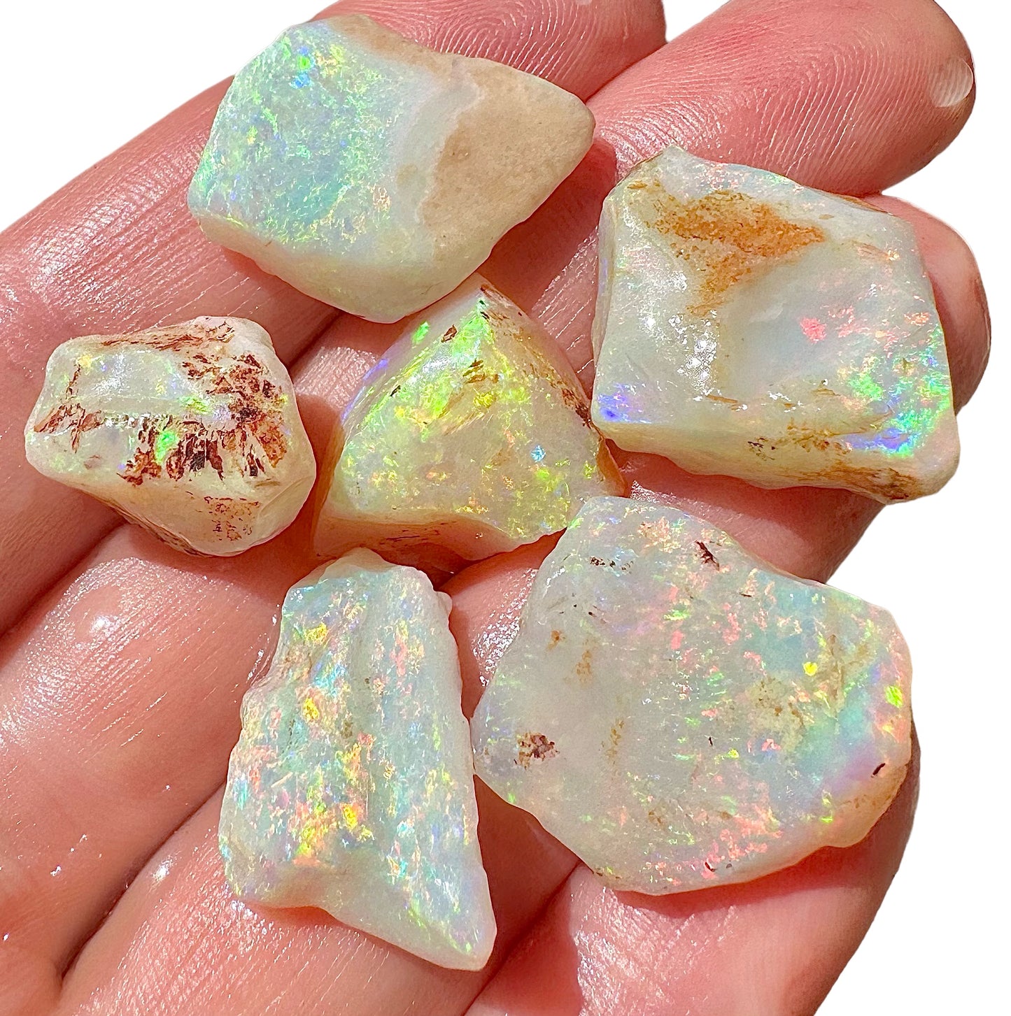 Super Gem Australian Crystal Rough Opal Uncut 