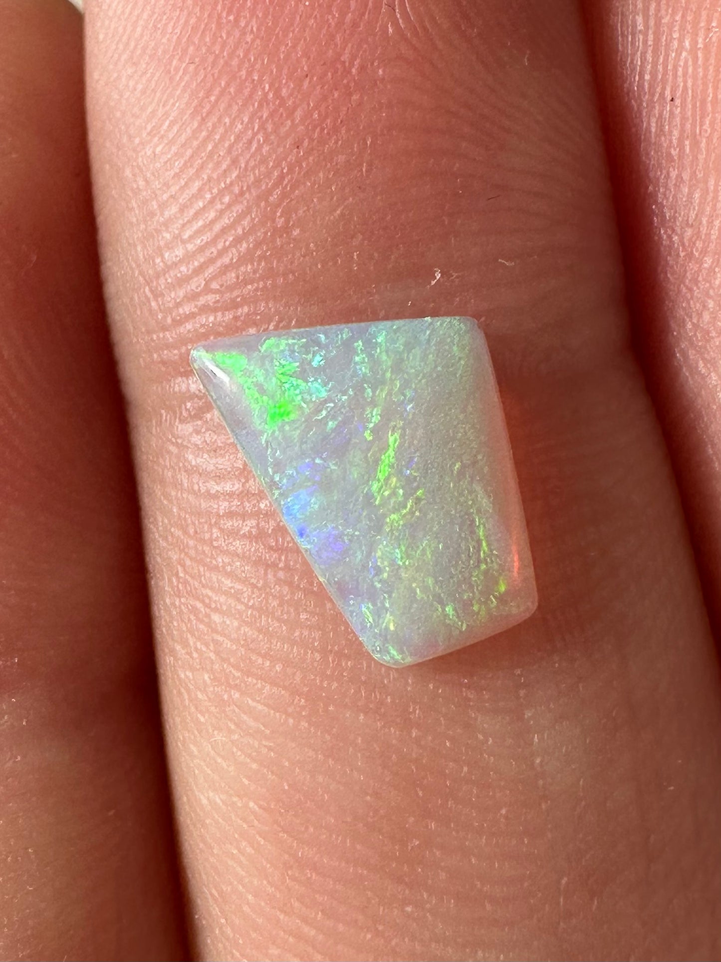 Australian Andamooka Unset Multicolored crystal pendant opal 0.8 ct