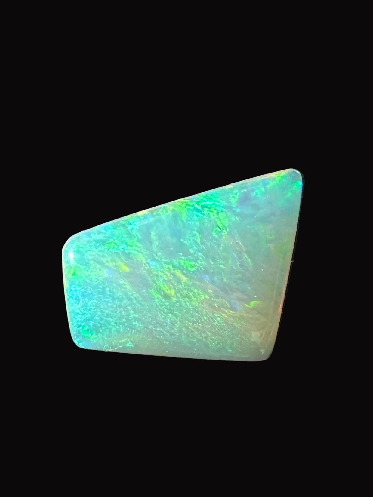 Australian Andamooka Unset Multicolored crystal pendant opal 0.8 ct