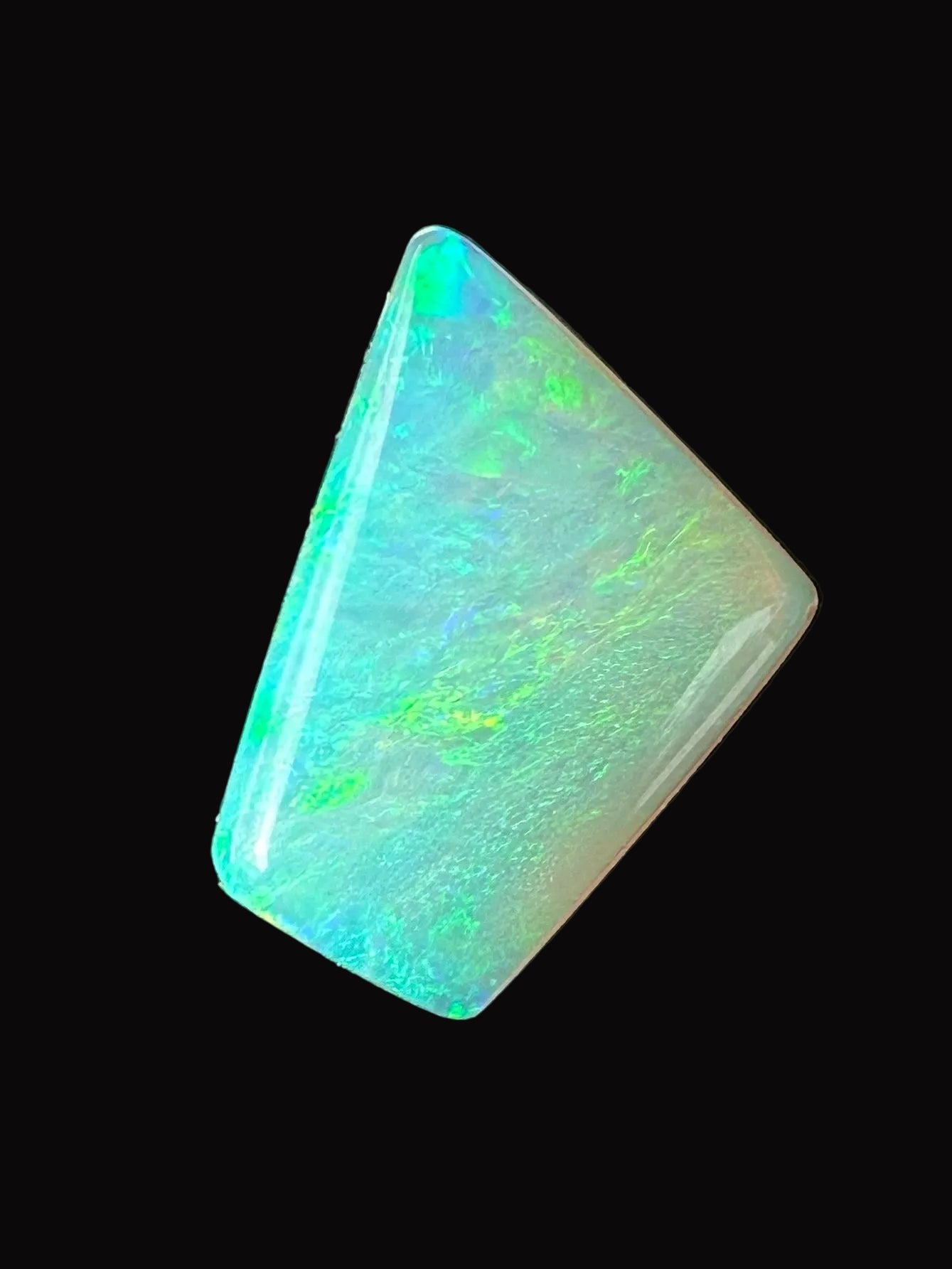 Australian Andamooka Unset Multicolored crystal pendant opal 0.8 ct