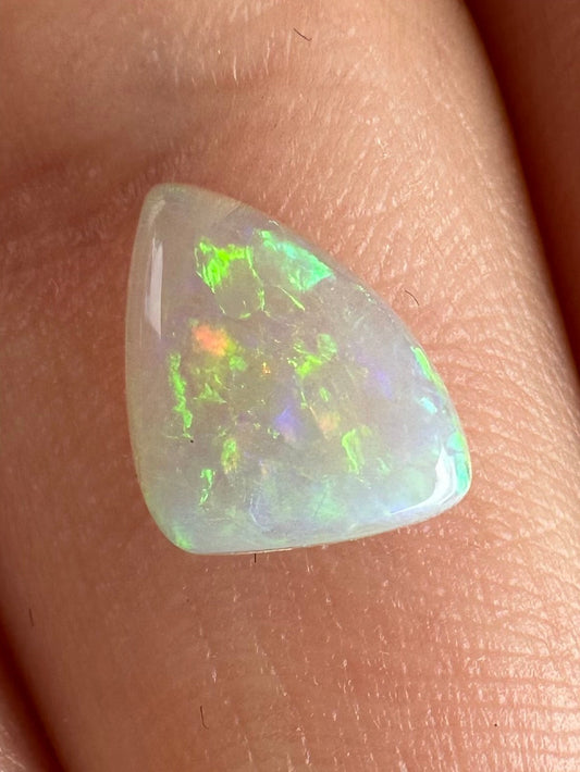 Australian Andamooka Unset Multicolored crystal pendant opal 0.85 ct