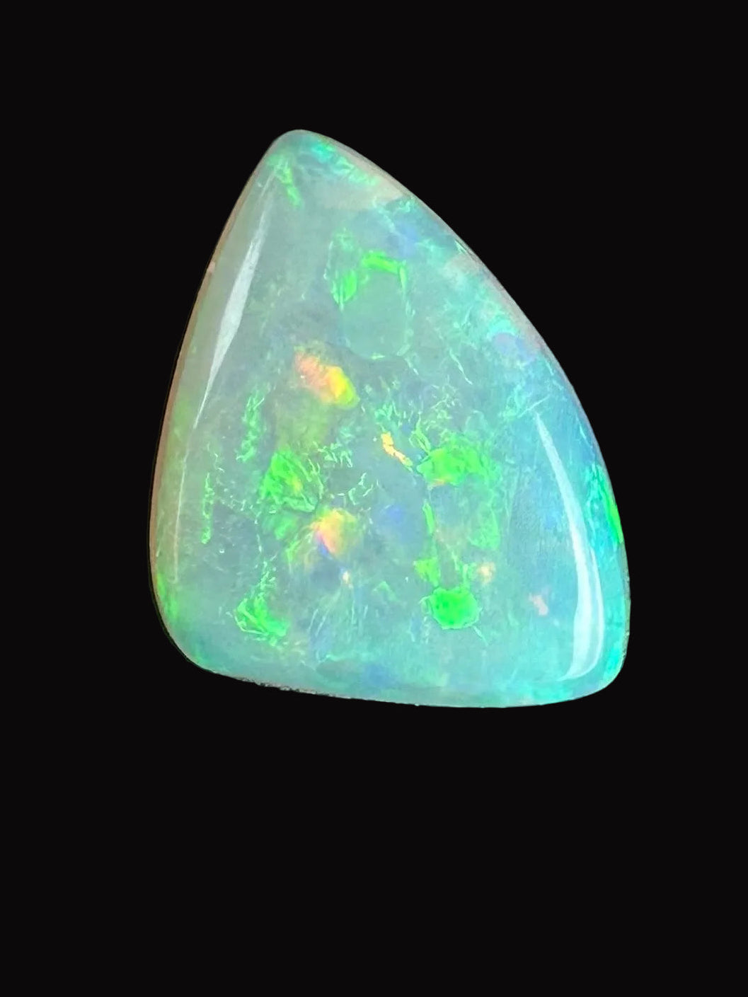 Australian Andamooka Unset Multicolored crystal pendant opal 0.85 ct