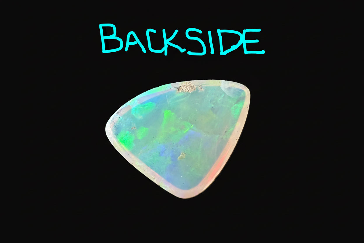 Australian Andamooka Unset Multicolored crystal pendant opal 0.85 ct