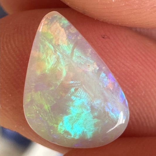 Australian Andamooka Unset Multicolored crystal pendant opal 1.25 ct
