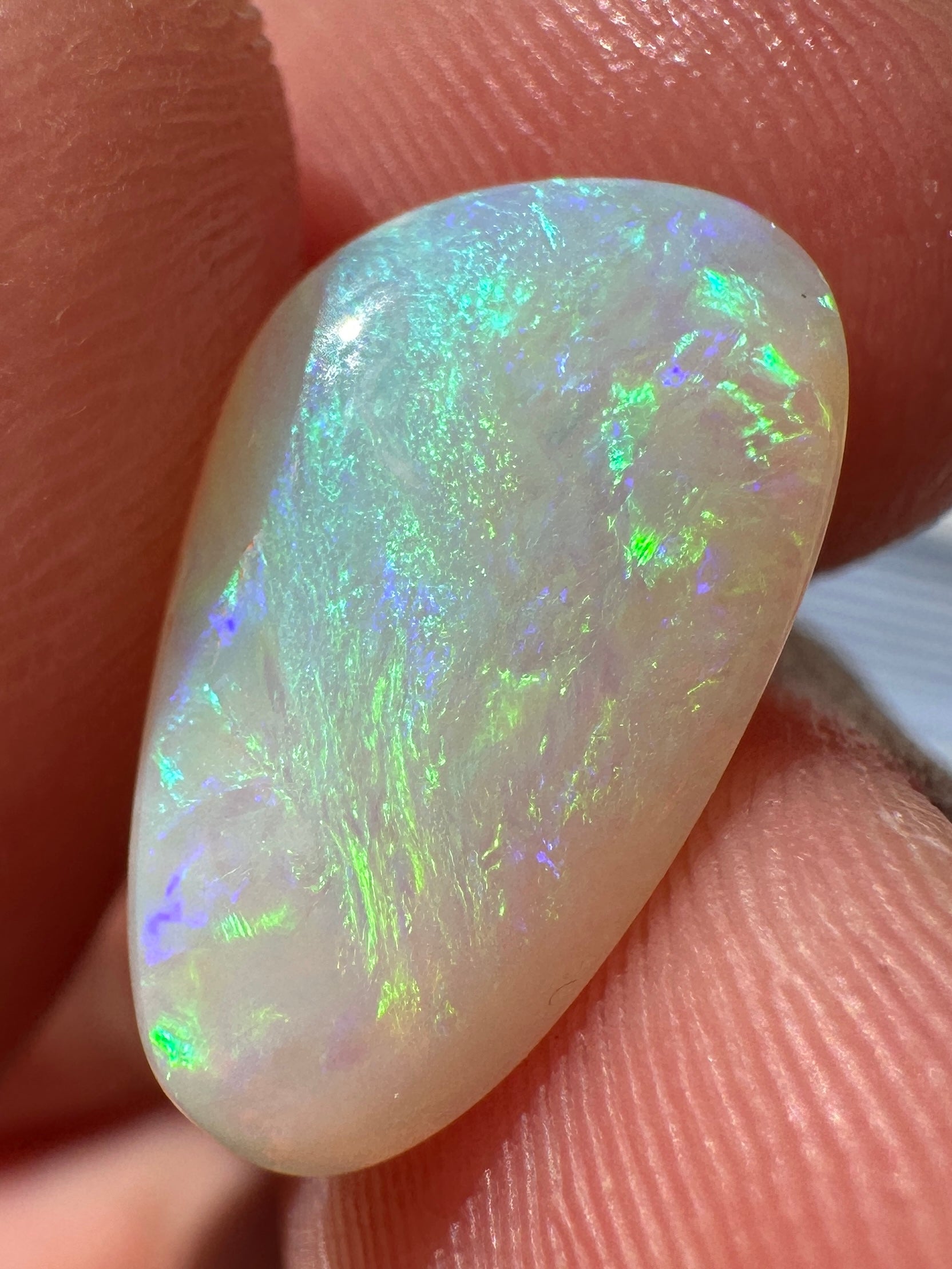 Australian Coober Pedy Crystal Opal multicolored unset pendant or ring 2.29 cts