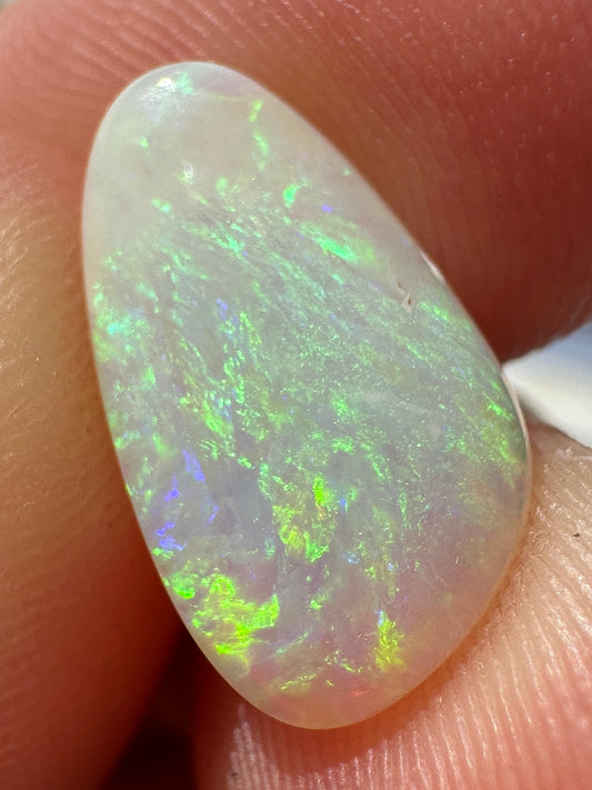 Australian Coober Pedy Crystal Opal multicolored unset pendant or ring 2.29 cts