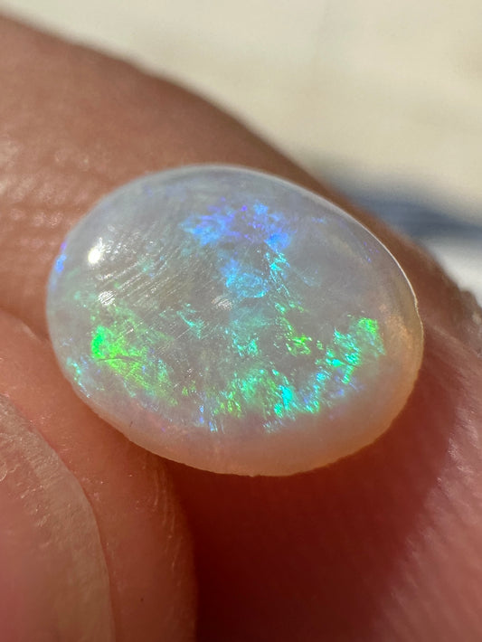 Australian Coober Pedy Crystal Opal multicolored unset pendant or ring 0.79 cts